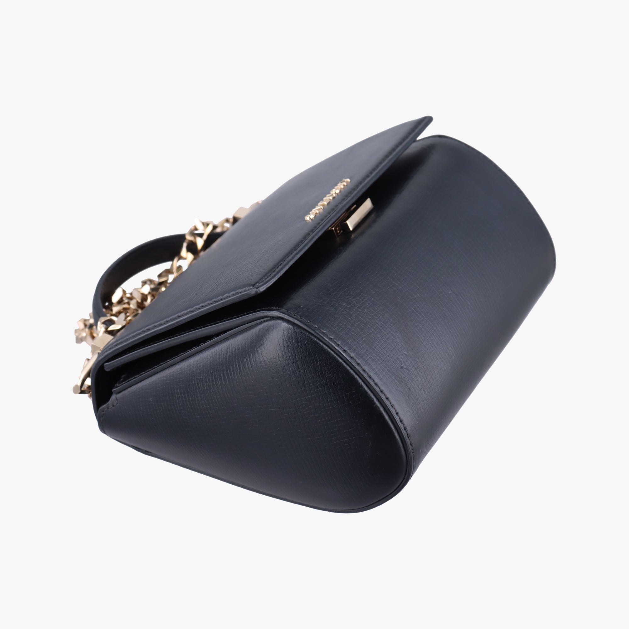 Pre-owned Givenchy Pandora Black Leather  shoulderbag | stylenewstar