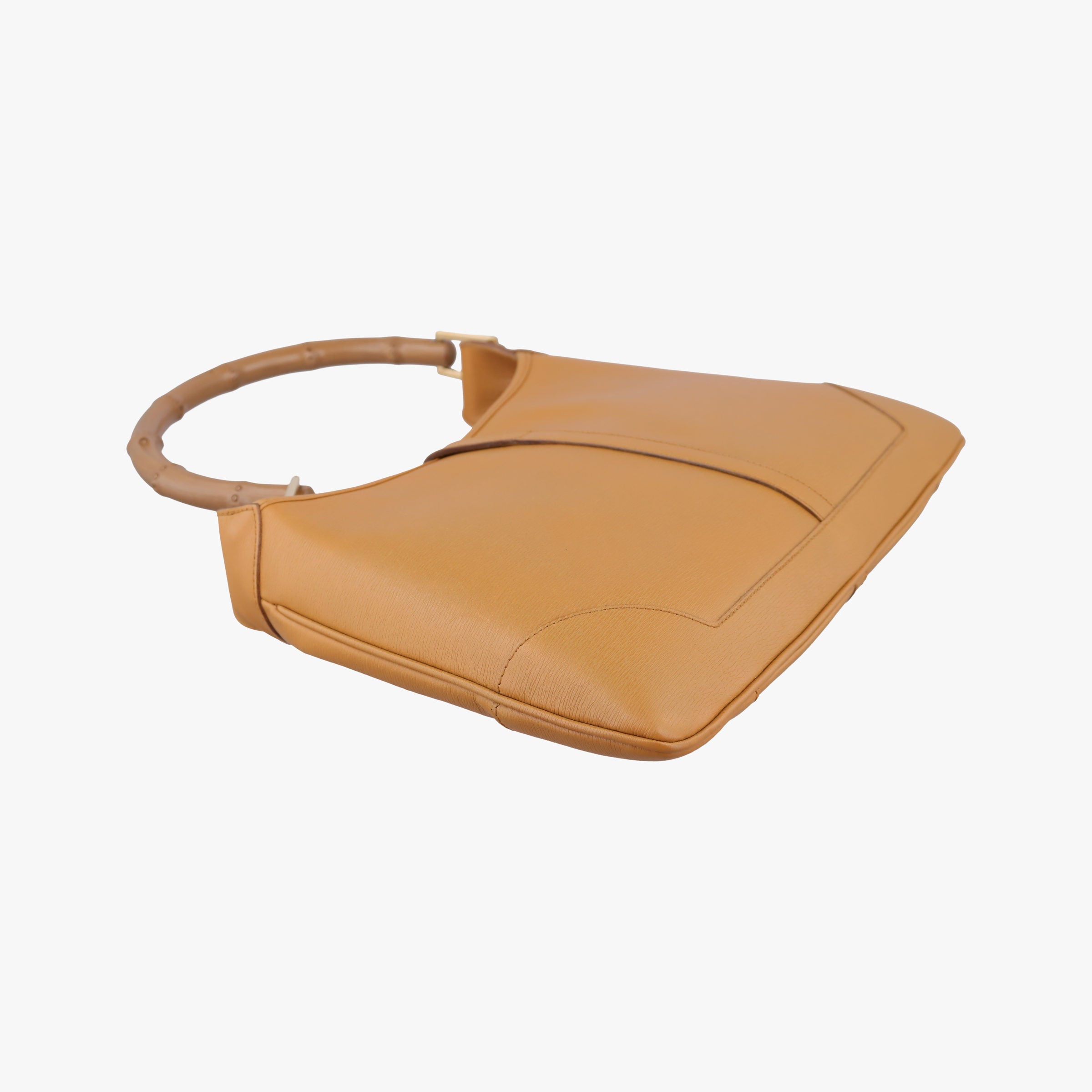 Pre-owned Gucci Bamboo Jackie Yellow Leather 001.40 shoulderbag | stylenewstar
