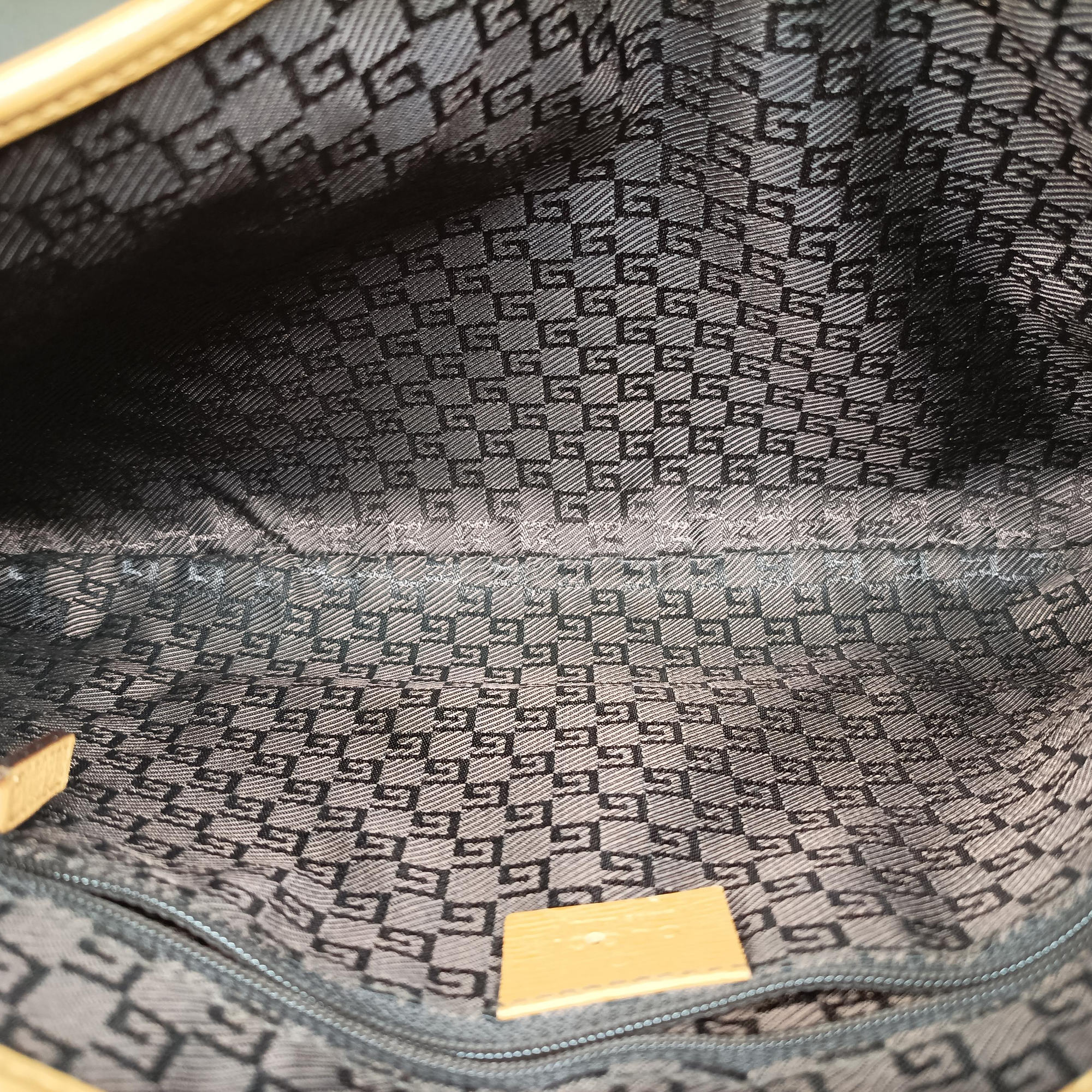 Pre-owned Gucci Bamboo Jackie Yellow Leather 001.40 shoulderbag | stylenewstar