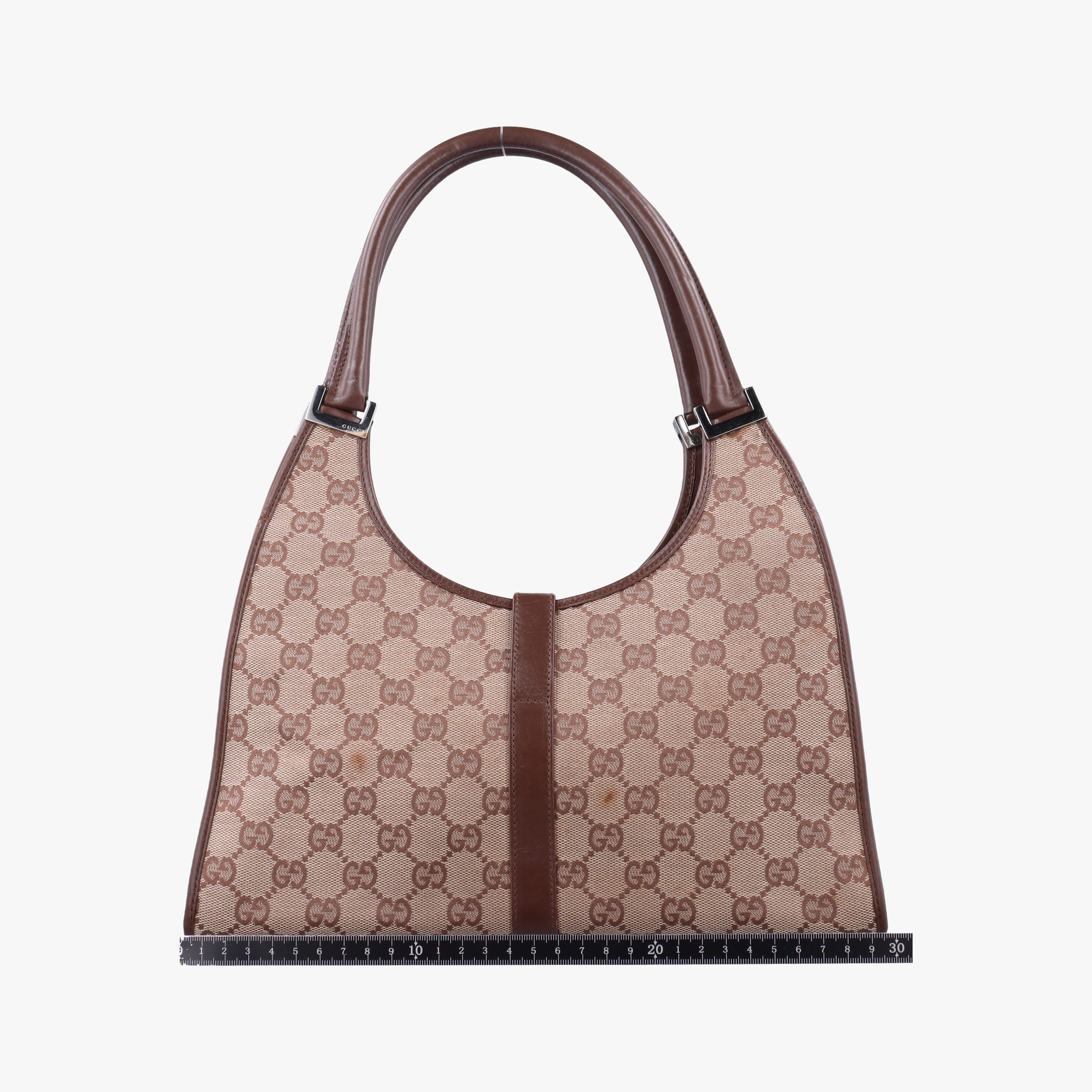 Pre-owned Gucci Jackie Brown canvas 002.10 shoulderbag | stylenewstar