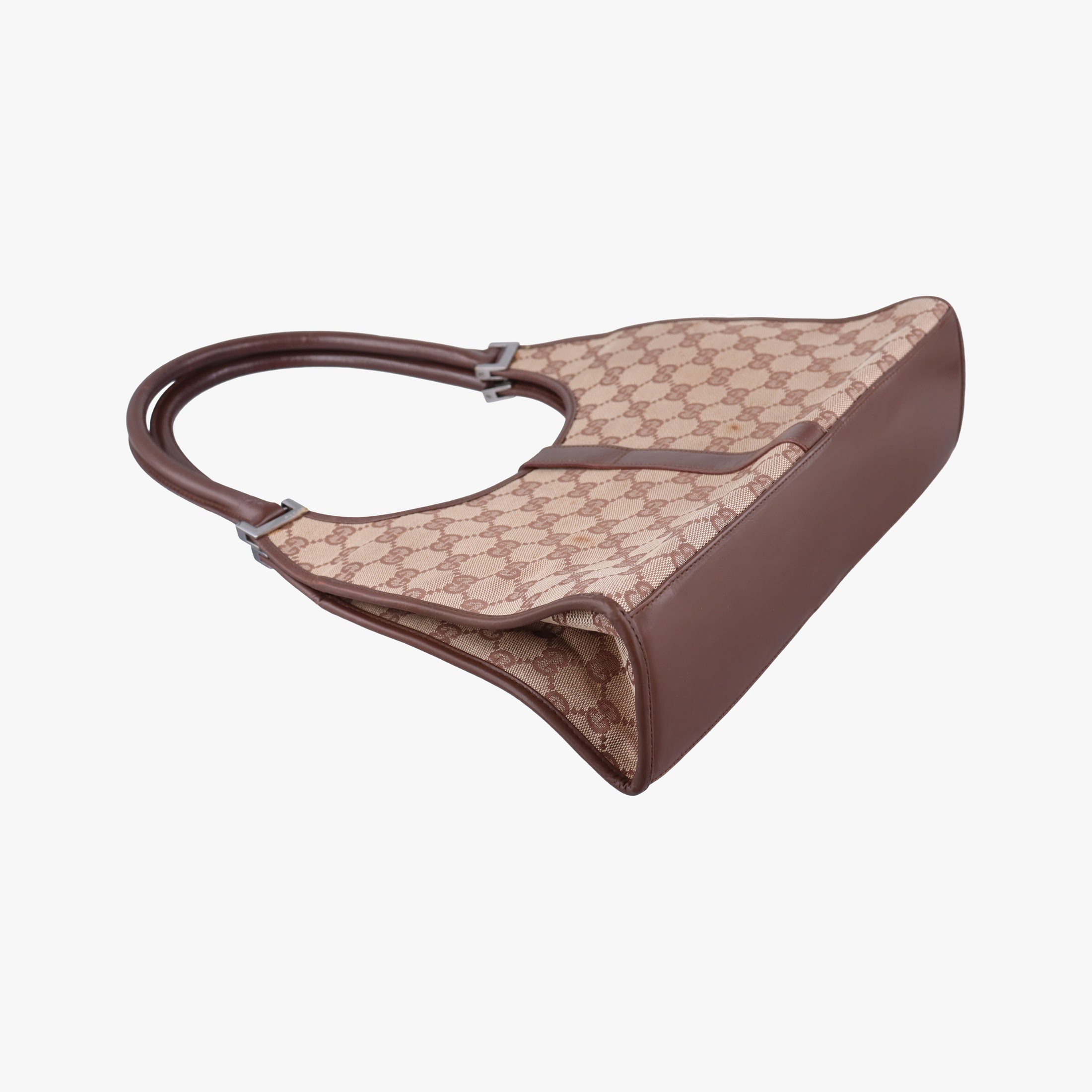 Pre-owned Gucci Jackie Brown canvas 002.10 shoulderbag | stylenewstar