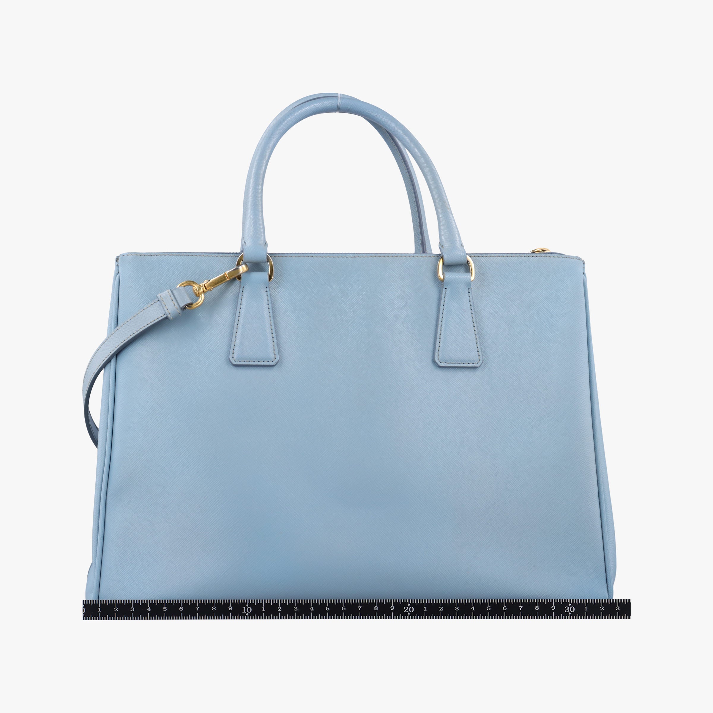 Vintage Prada Galleria Blue SAFFIANO Leather BN1801 shoulderbag | stylenewstar