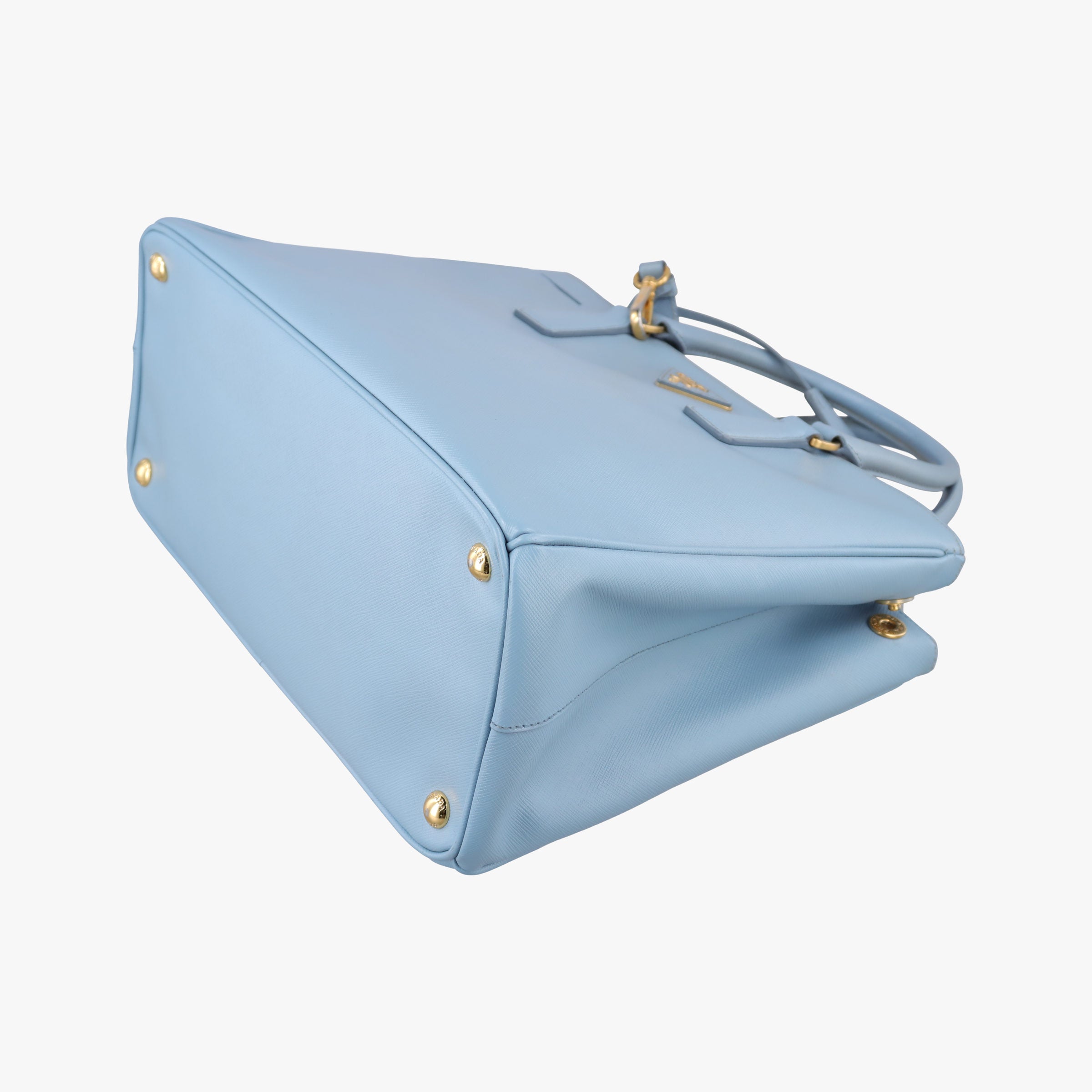Vintage Prada Galleria Blue SAFFIANO Leather BN1801 shoulderbag | stylenewstar