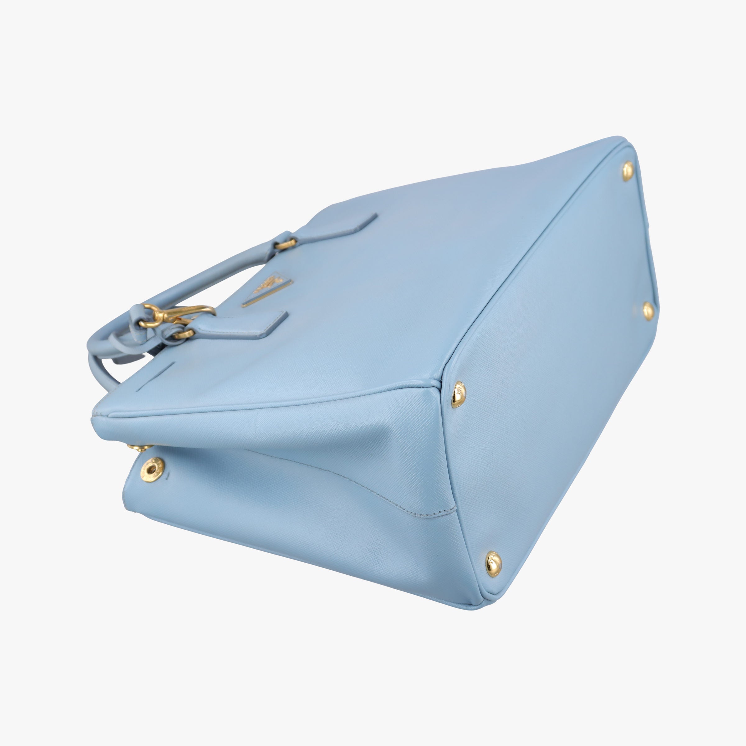 Vintage Prada Galleria Blue SAFFIANO Leather BN1801 shoulderbag | stylenewstar