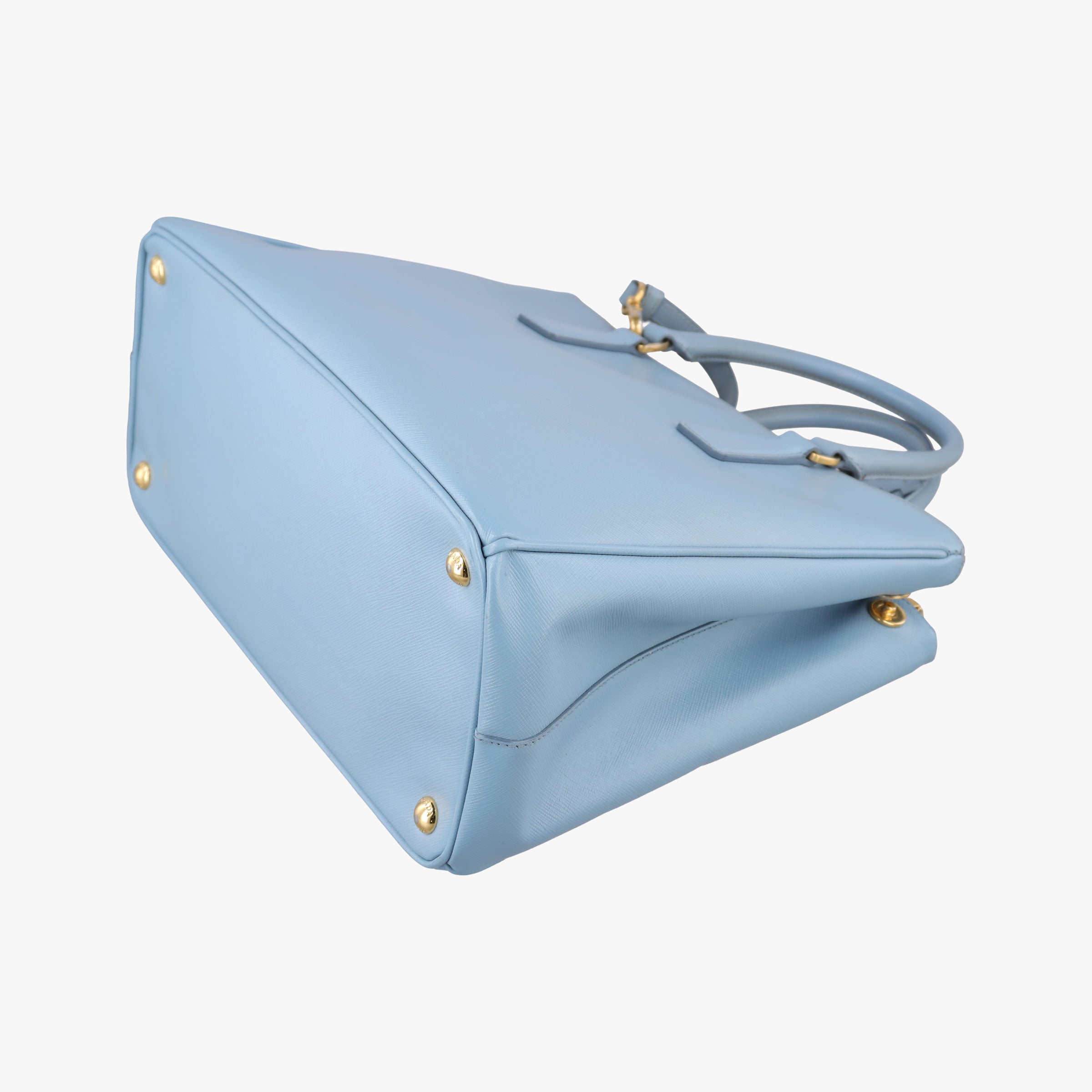 Vintage Prada Galleria Blue SAFFIANO Leather BN1801 shoulderbag | stylenewstar