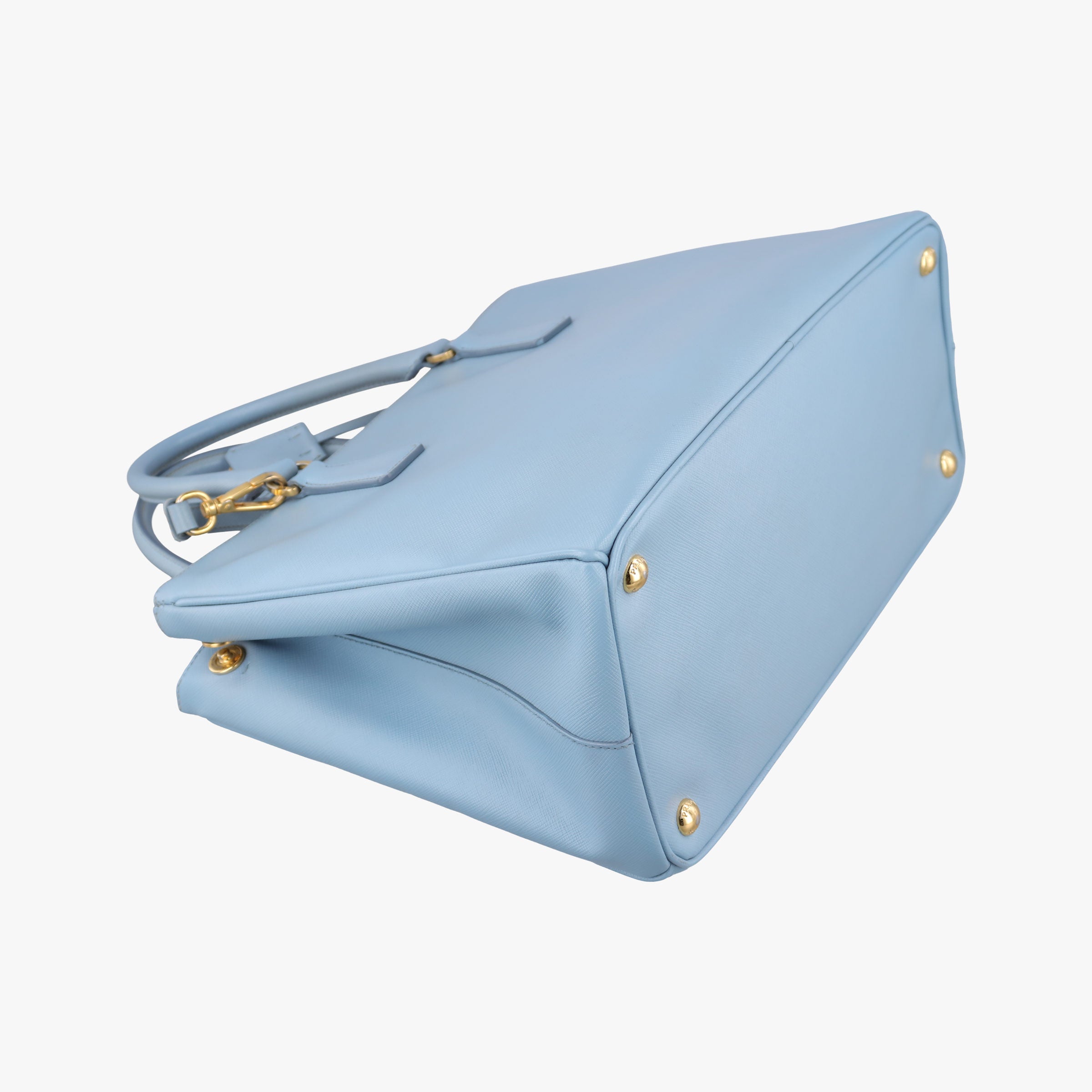 Vintage Prada Galleria Blue SAFFIANO Leather BN1801 shoulderbag | stylenewstar
