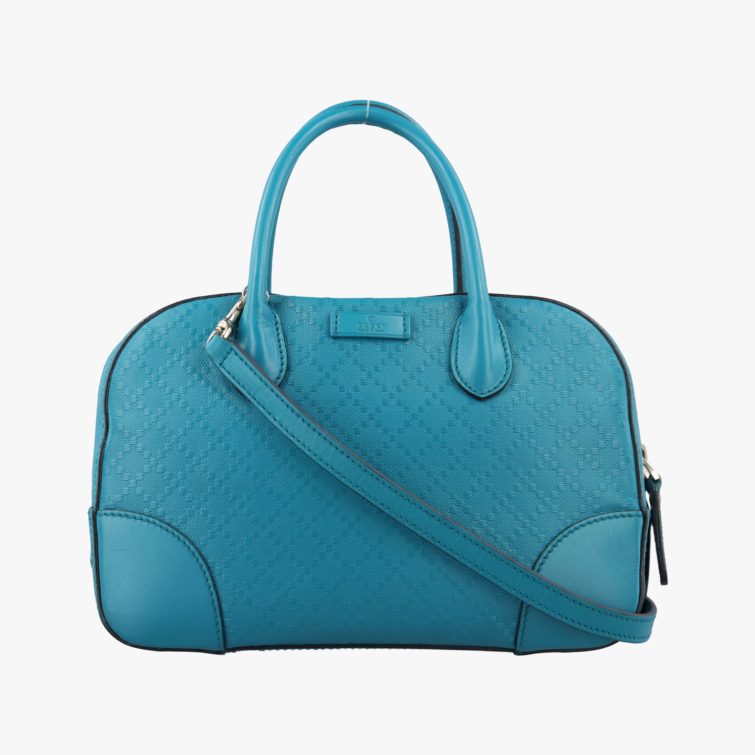 Secondhand Gucci Bright Diamante Blue Leather 354224 shoulderbag | stylenewstar