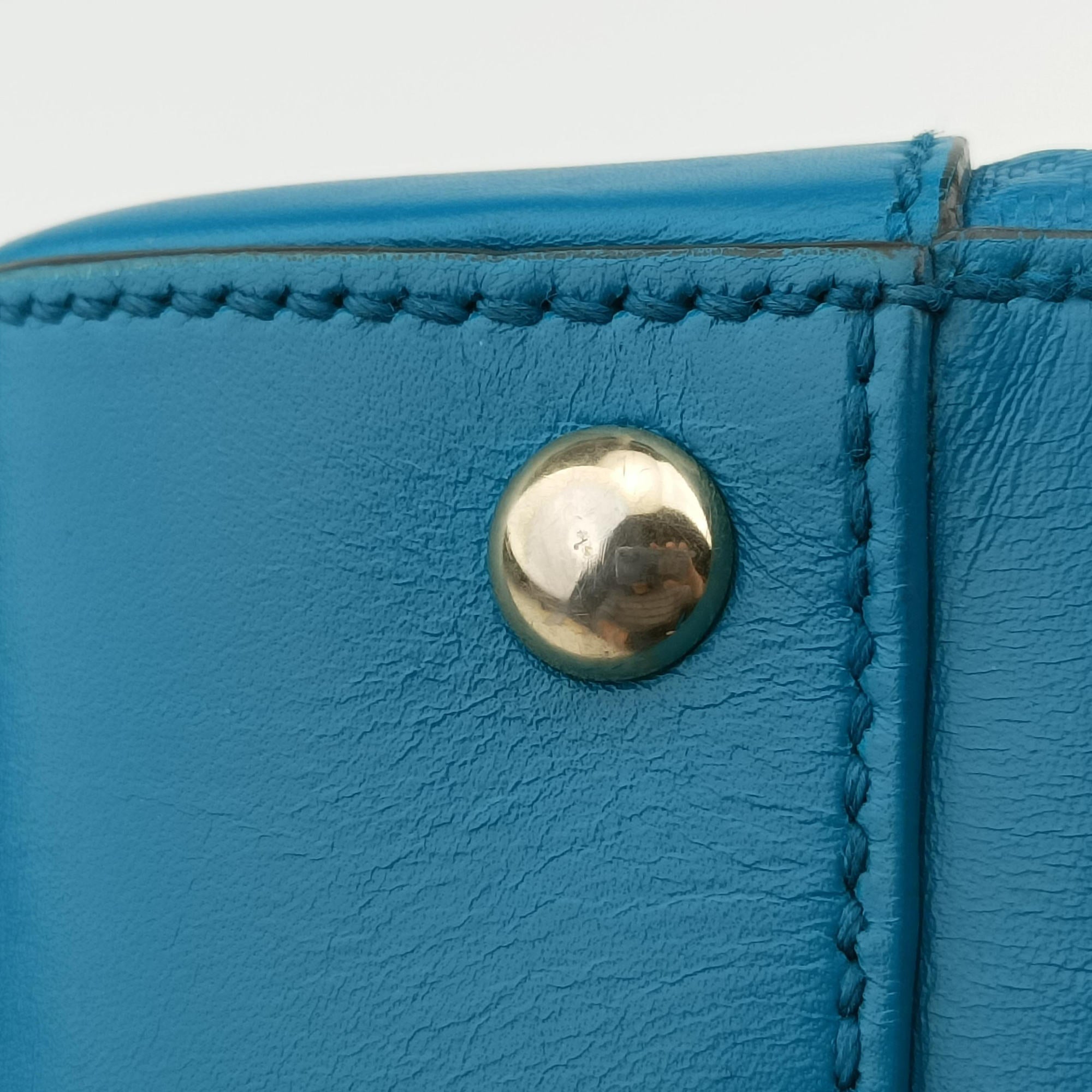 Secondhand Gucci Bright Diamante Blue Leather 354224 shoulderbag | stylenewstar