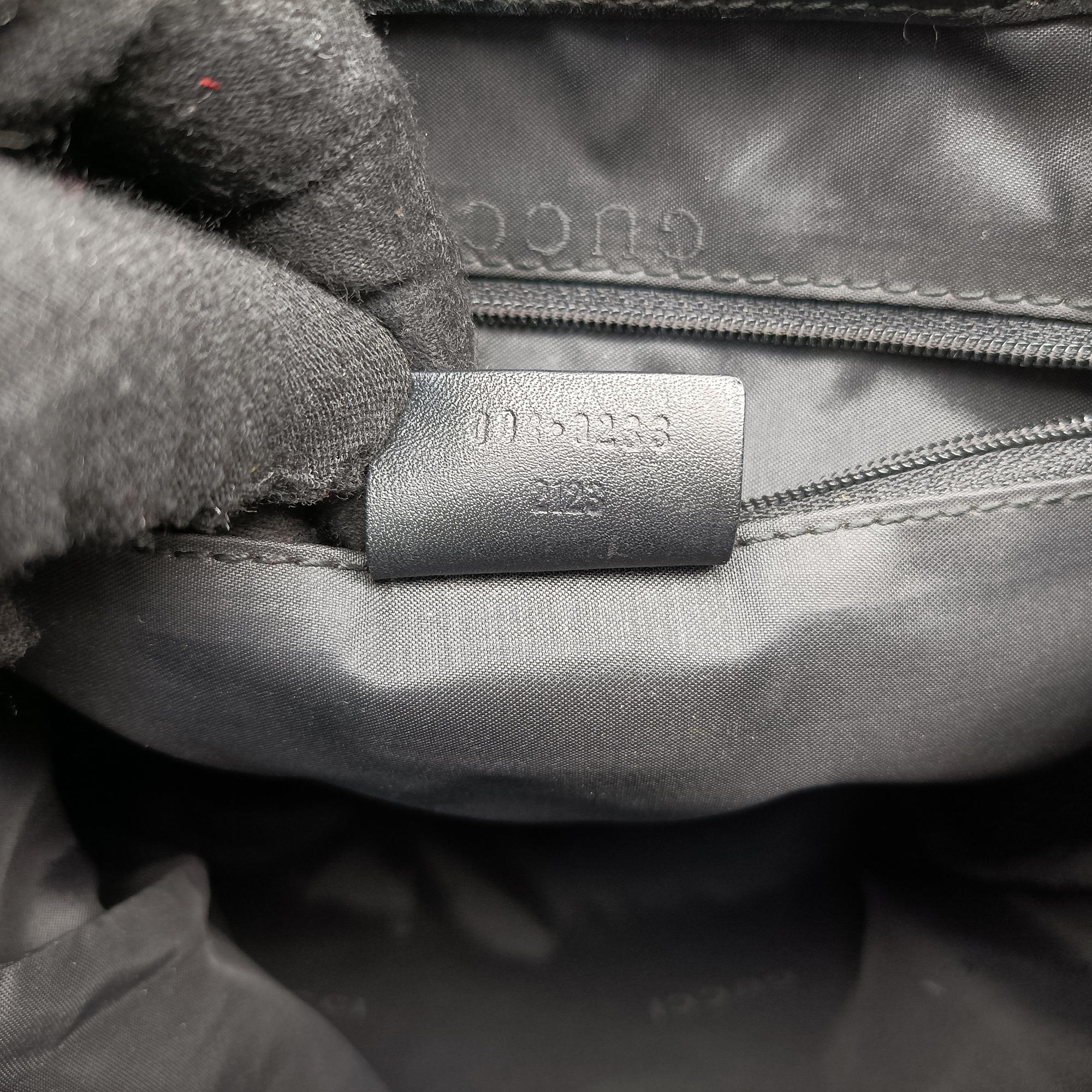 Vintage Gucci Logo motif Black nylon×leather 003.02 backpack/rucksack | stylenewstar