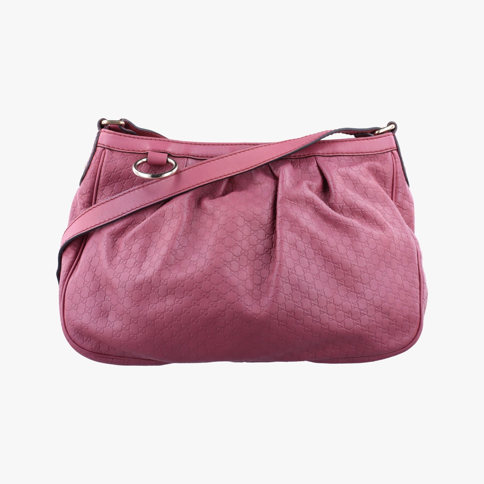 Pre-owned Gucci Sukey Pink Leather 296834 shoulderbag | stylenewstar