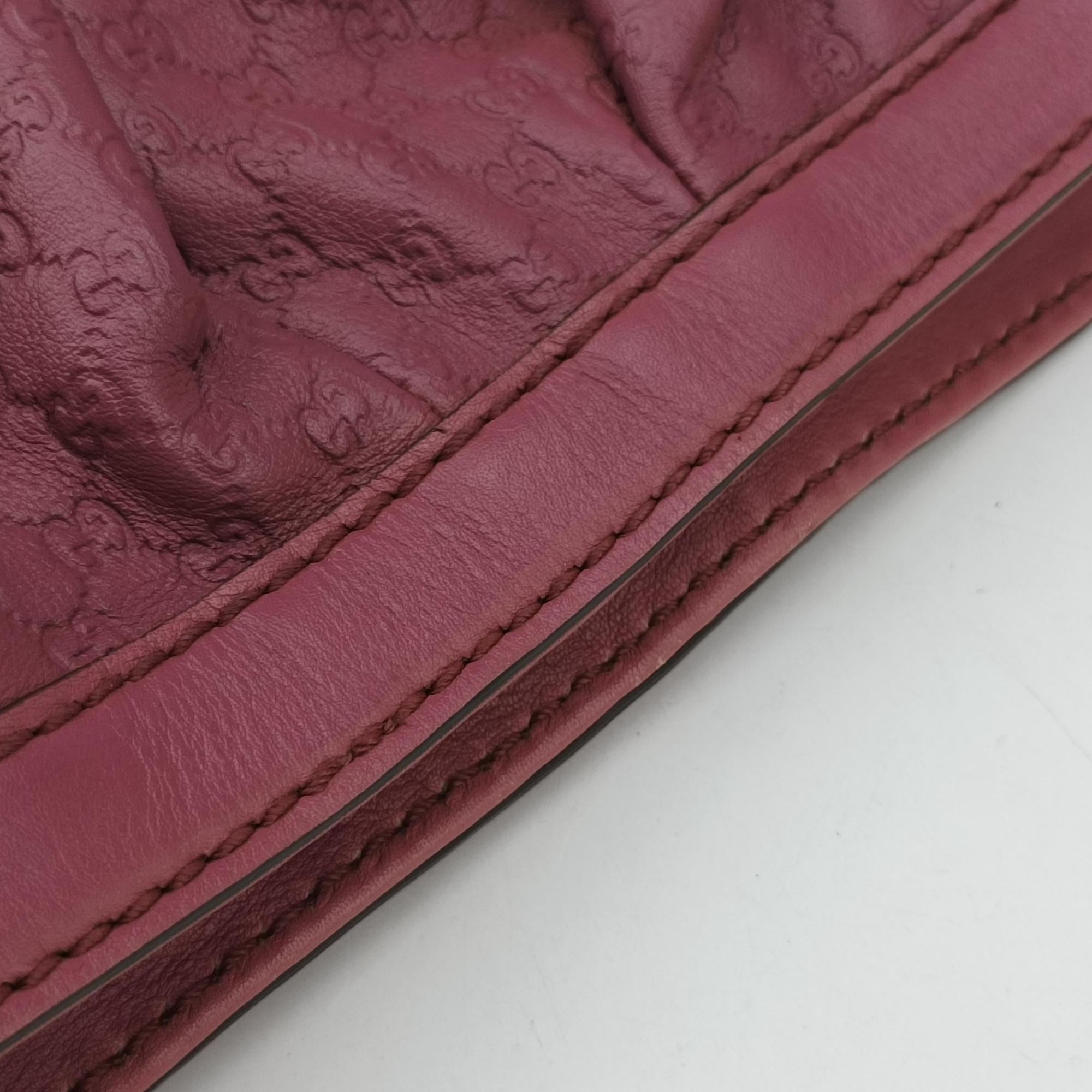 Pre-owned Gucci Sukey Pink Leather 296834 shoulderbag | stylenewstar