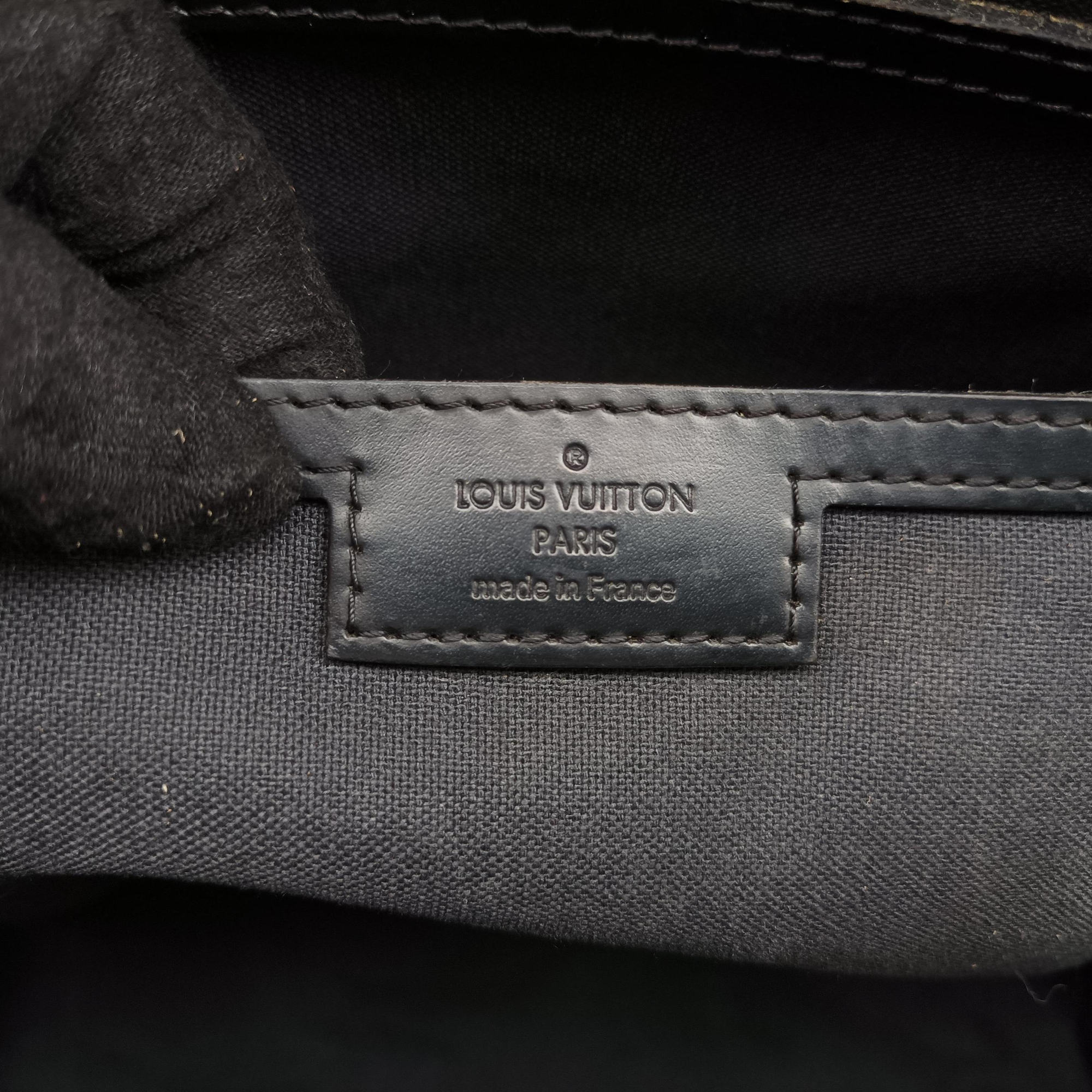 Pre-owned Louis Vuitton Tadao Noir Damier Graphite N51192 handbag | stylenewstar