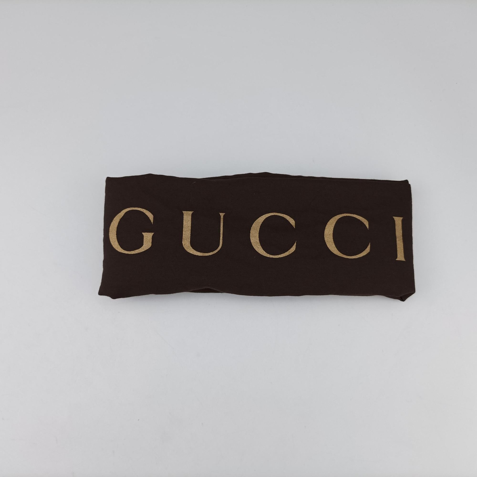 Pre-owned Gucci Brocade Soft Stirrup Tote Black velour 296856 shoulderbag | stylenewstar