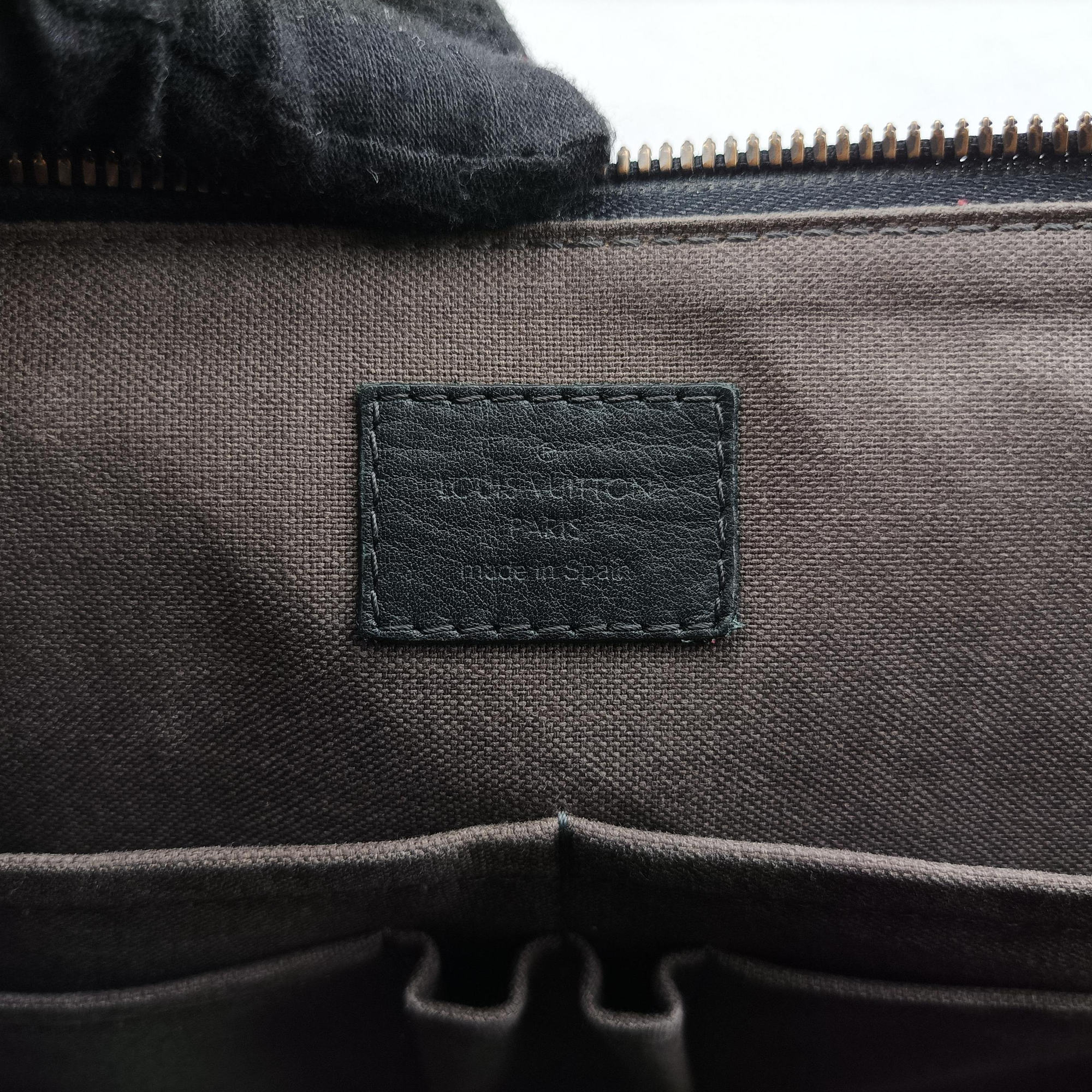 Vintage Louis Vuitton Porte Documents Jour Noir Damier Graphite  shoulderbag | stylenewstar