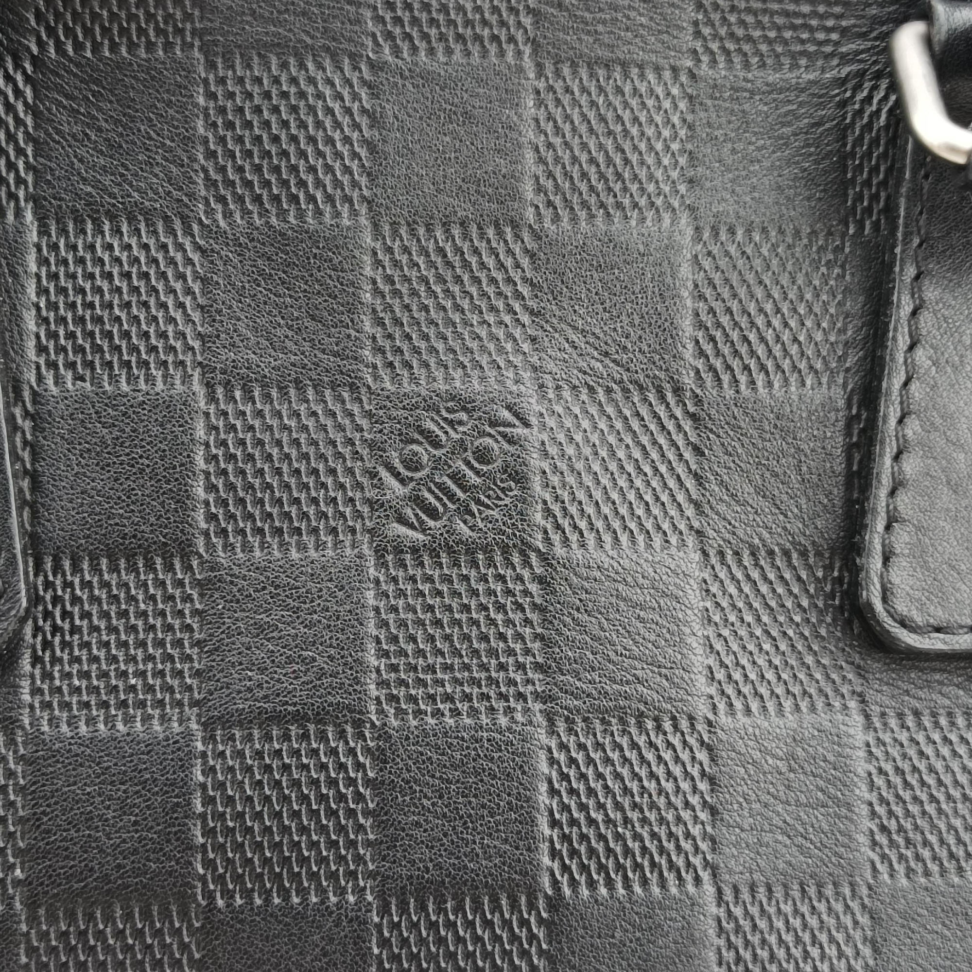 Vintage Louis Vuitton Porte Documents Jour Noir Damier Graphite  shoulderbag | stylenewstar