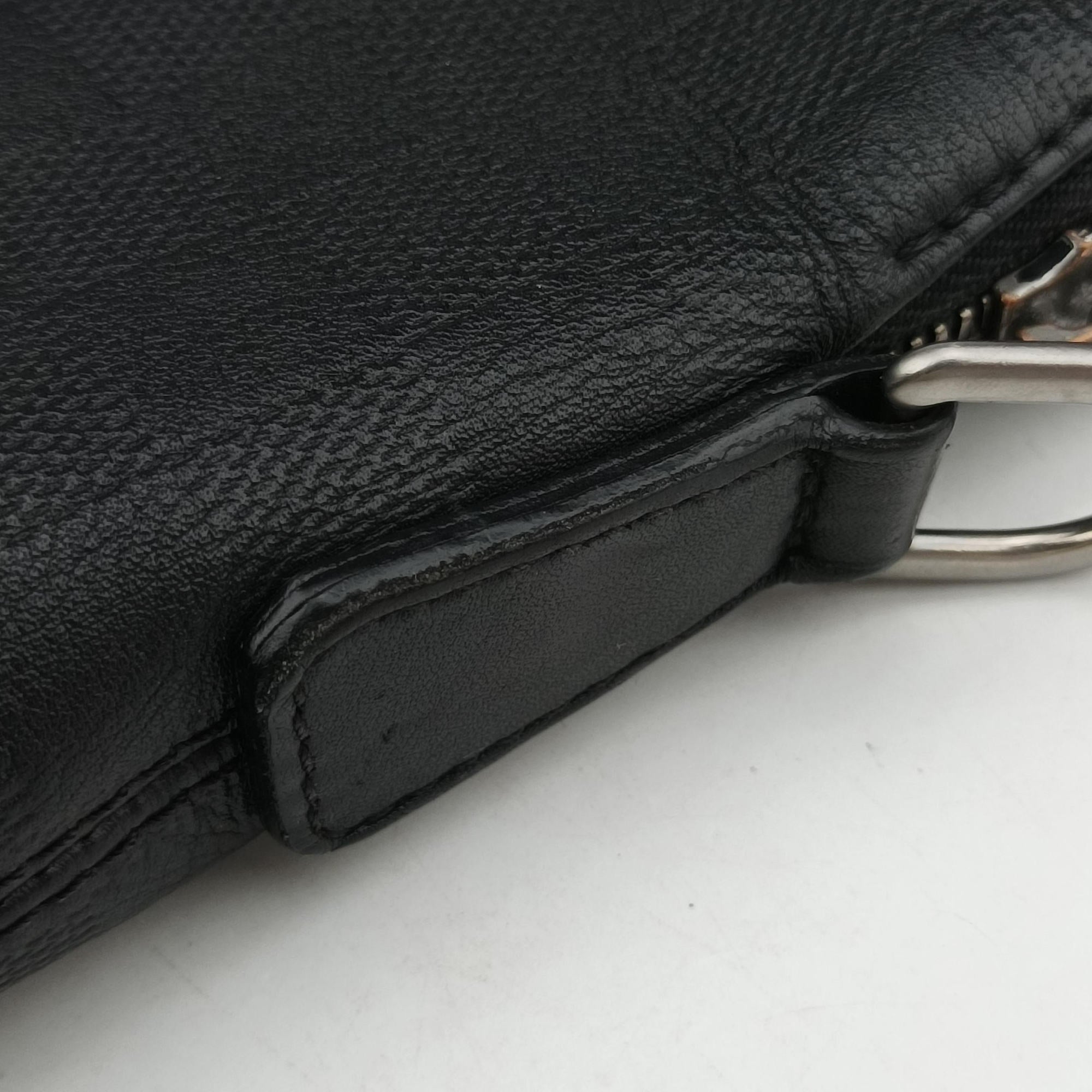 Vintage Louis Vuitton Porte Documents Jour Noir Damier Graphite  shoulderbag | stylenewstar