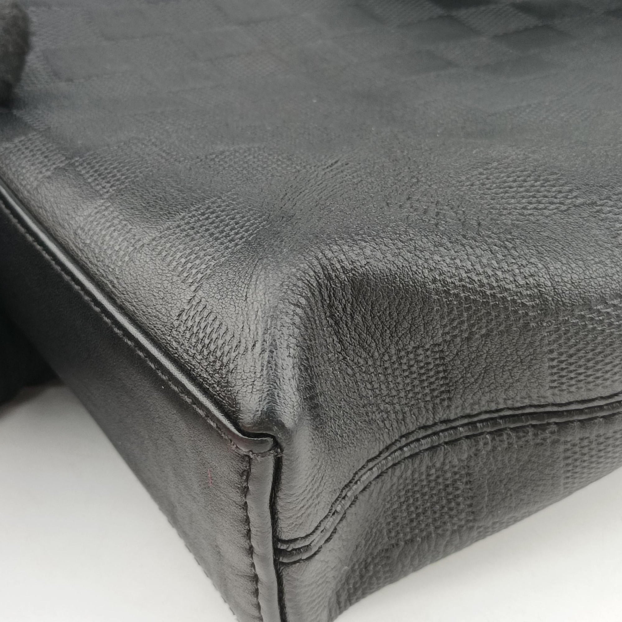 Vintage Louis Vuitton Porte Documents Jour Noir Damier Graphite  shoulderbag | stylenewstar