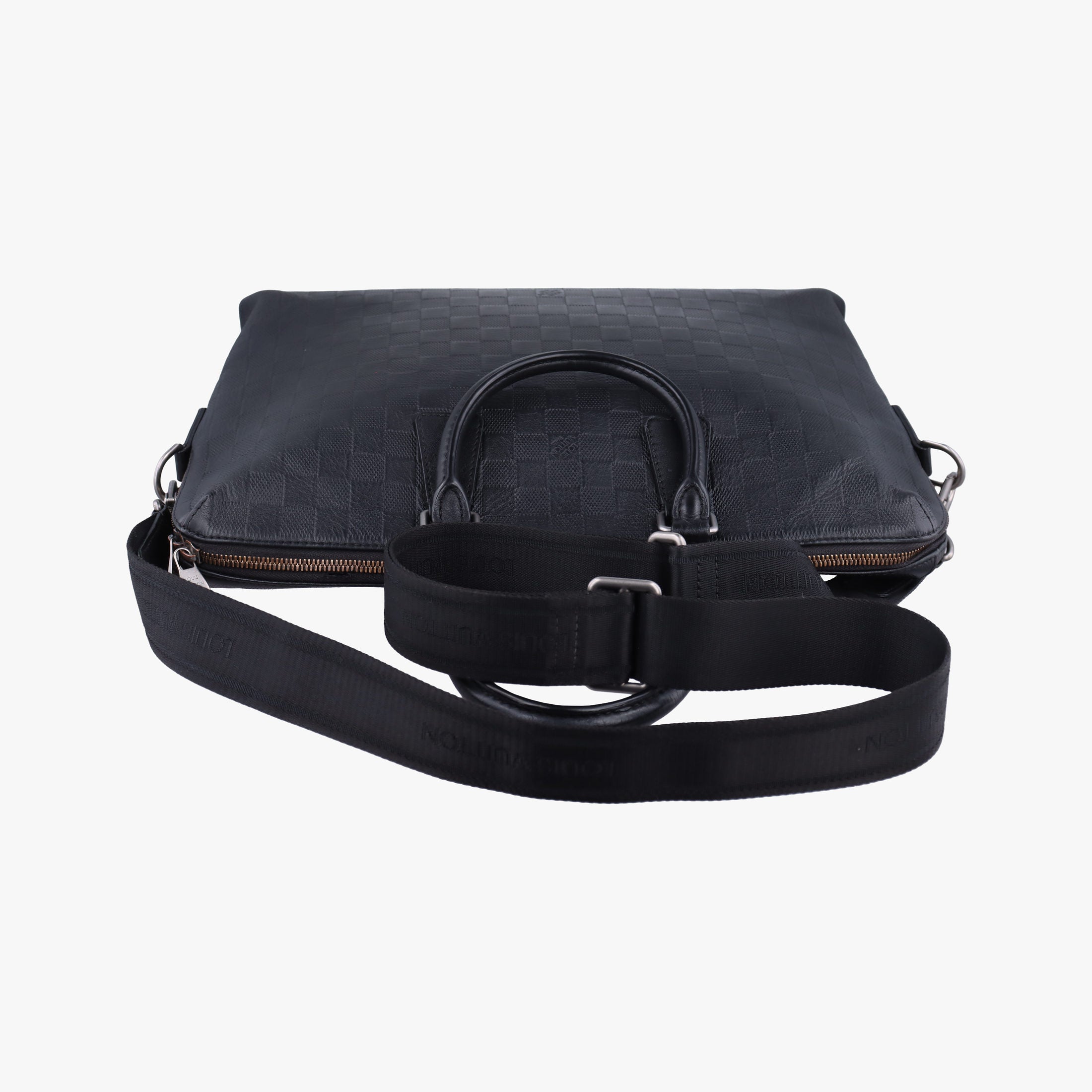 Vintage Louis Vuitton Porte Documents Jour Noir Damier Graphite  shoulderbag | stylenewstar