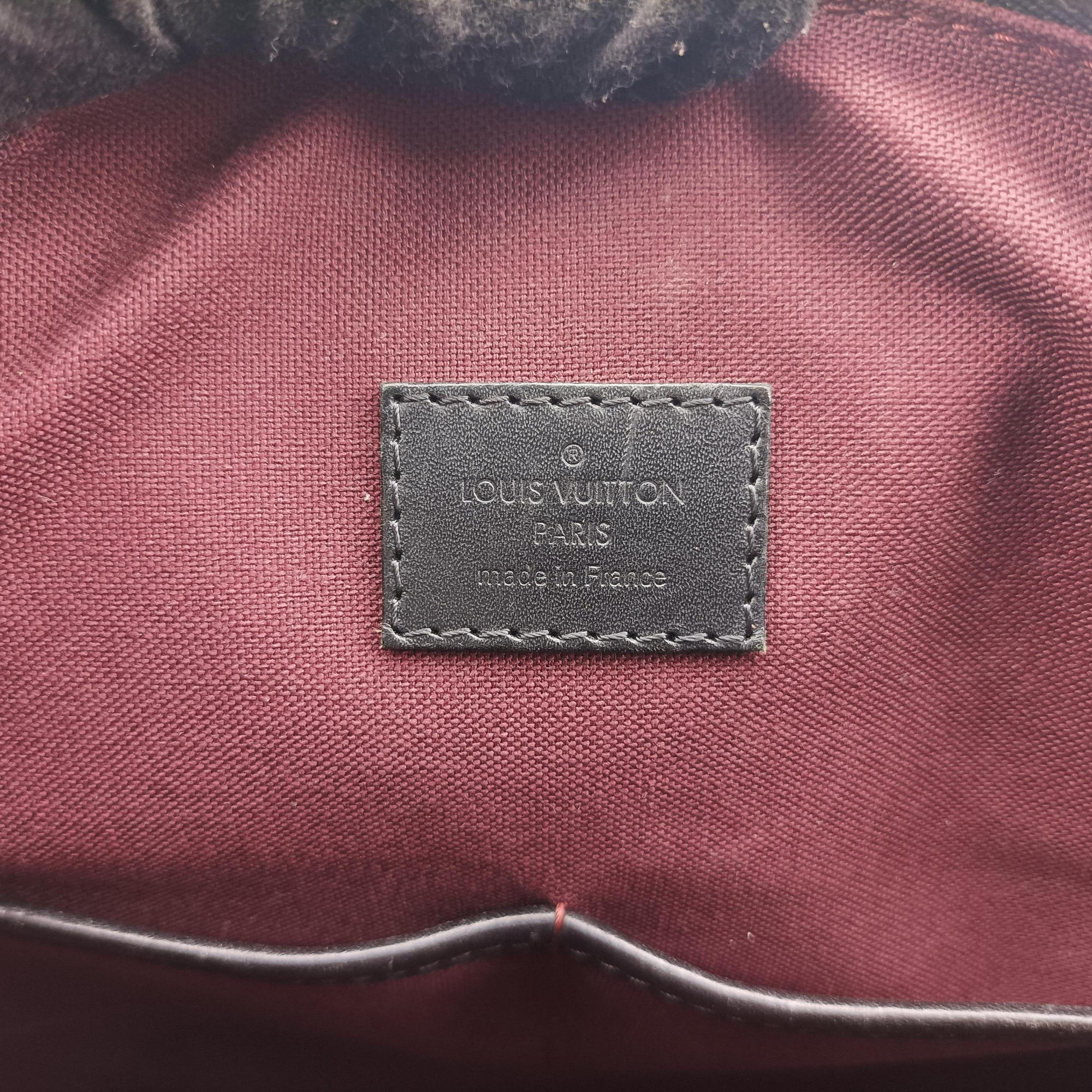 Pre-owned Louis Vuitton KITAN Brown×black Monogram Macassar M40388 shoulderbag | stylenewstar