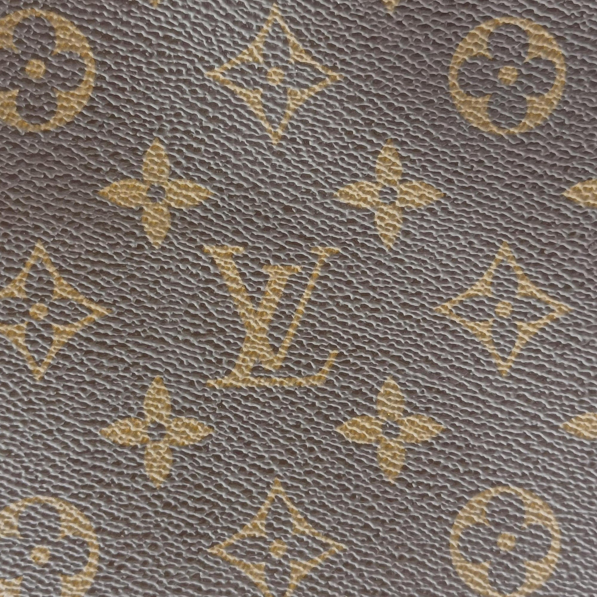 Pre-owned Louis Vuitton KITAN Brown×black Monogram Macassar M40388 shoulderbag | stylenewstar