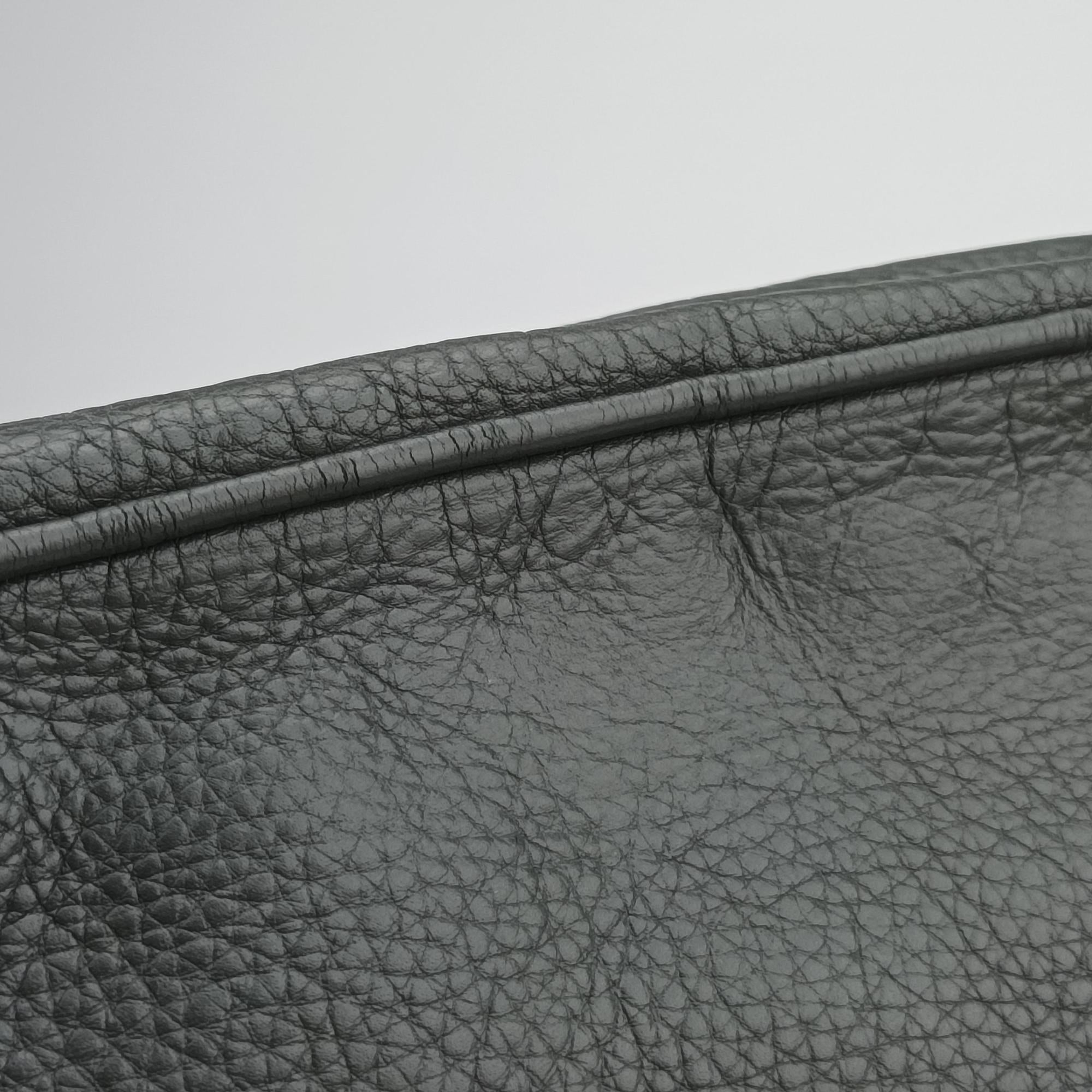 Pre-owned Gucci Interlocking G Logo Soho Messenger Grey Leather 337084 shoulderbag | stylenewstar