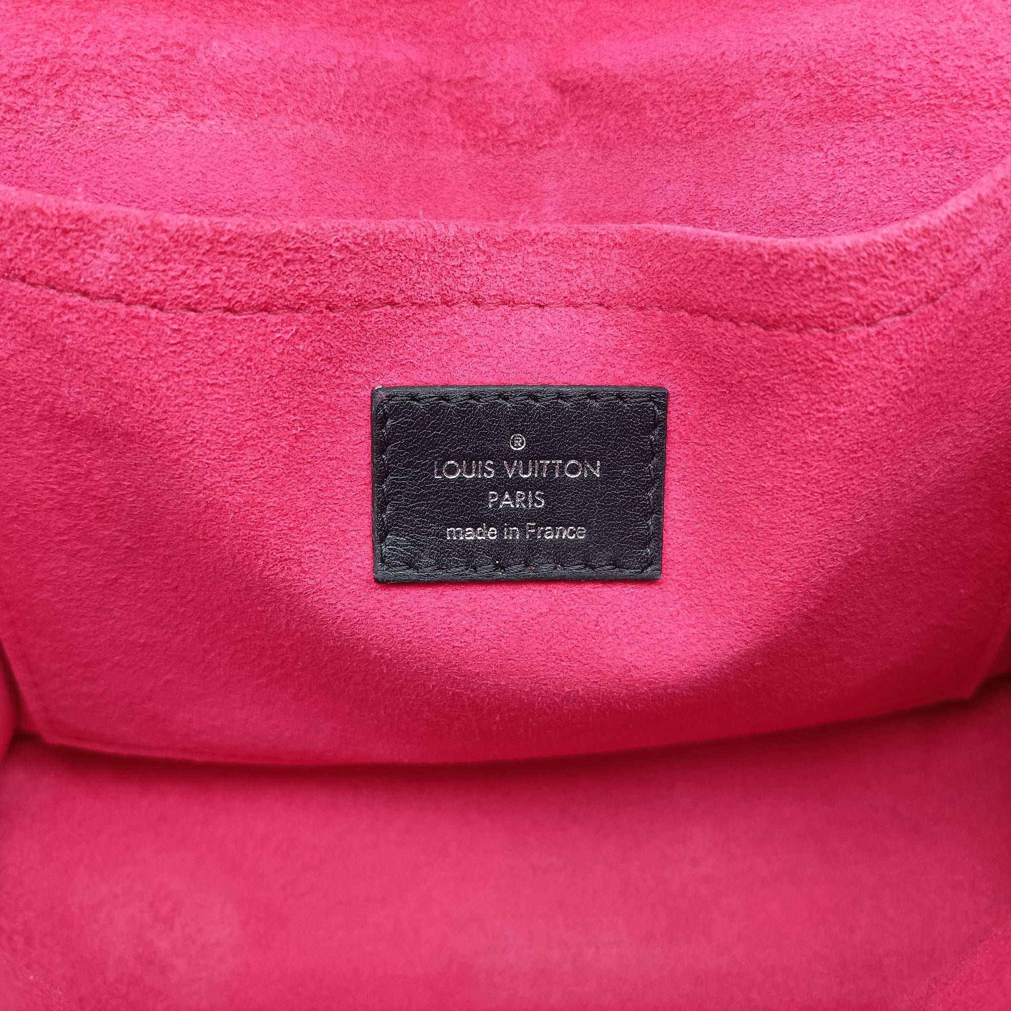 Pre-owned Louis Vuitton Mylockme Pin BB Black×multicolor leather  shoulderbag | stylenewstar