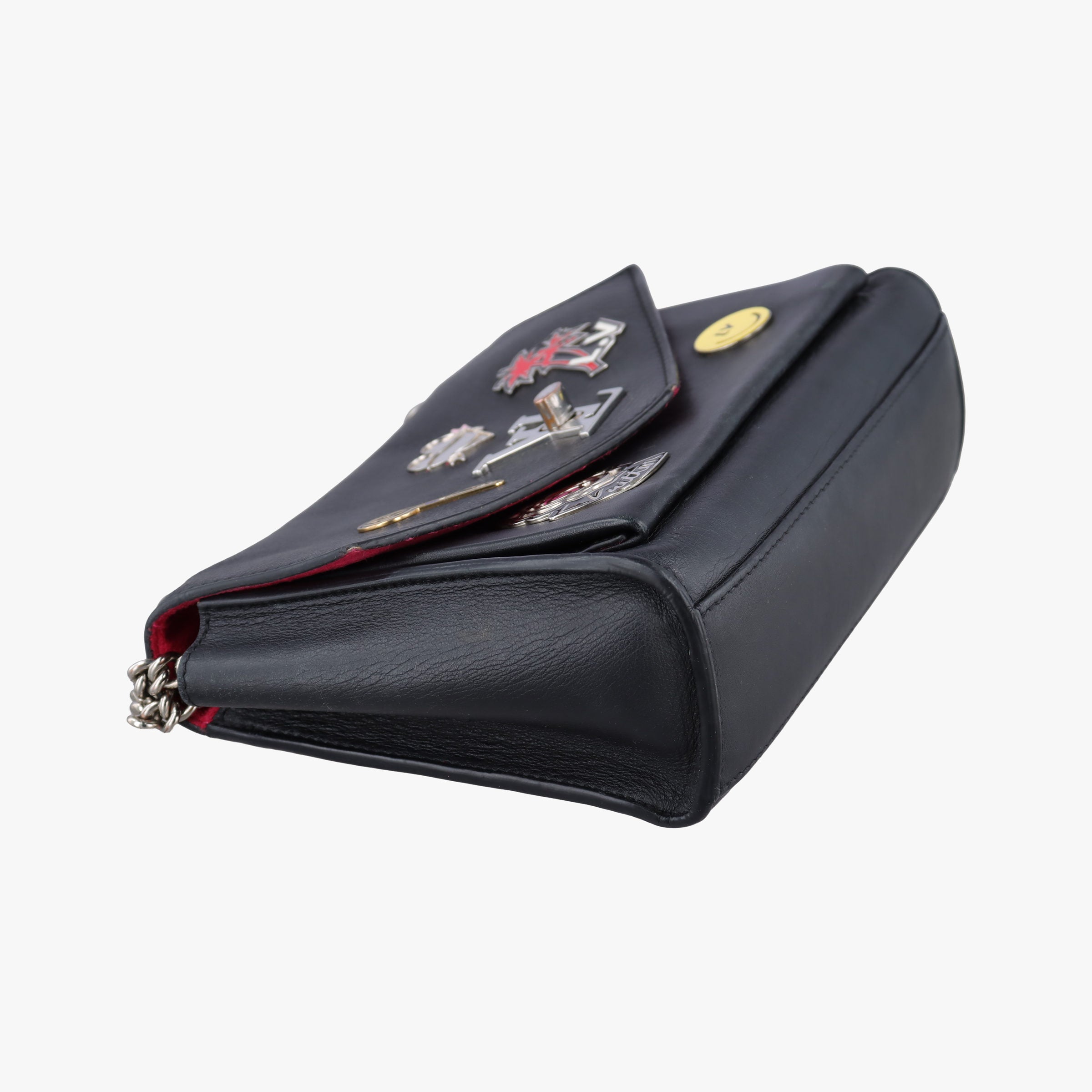 Pre-owned Louis Vuitton Mylockme Pin BB Black×multicolor leather  shoulderbag | stylenewstar