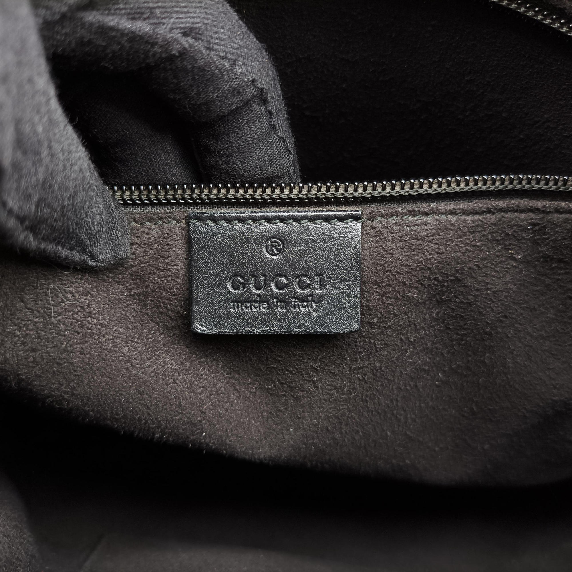 Pre-owned Gucci GG Caleido bee Web Beige x Black PVC coated canvas×Leather 471466 shoulderbag | stylenewstar