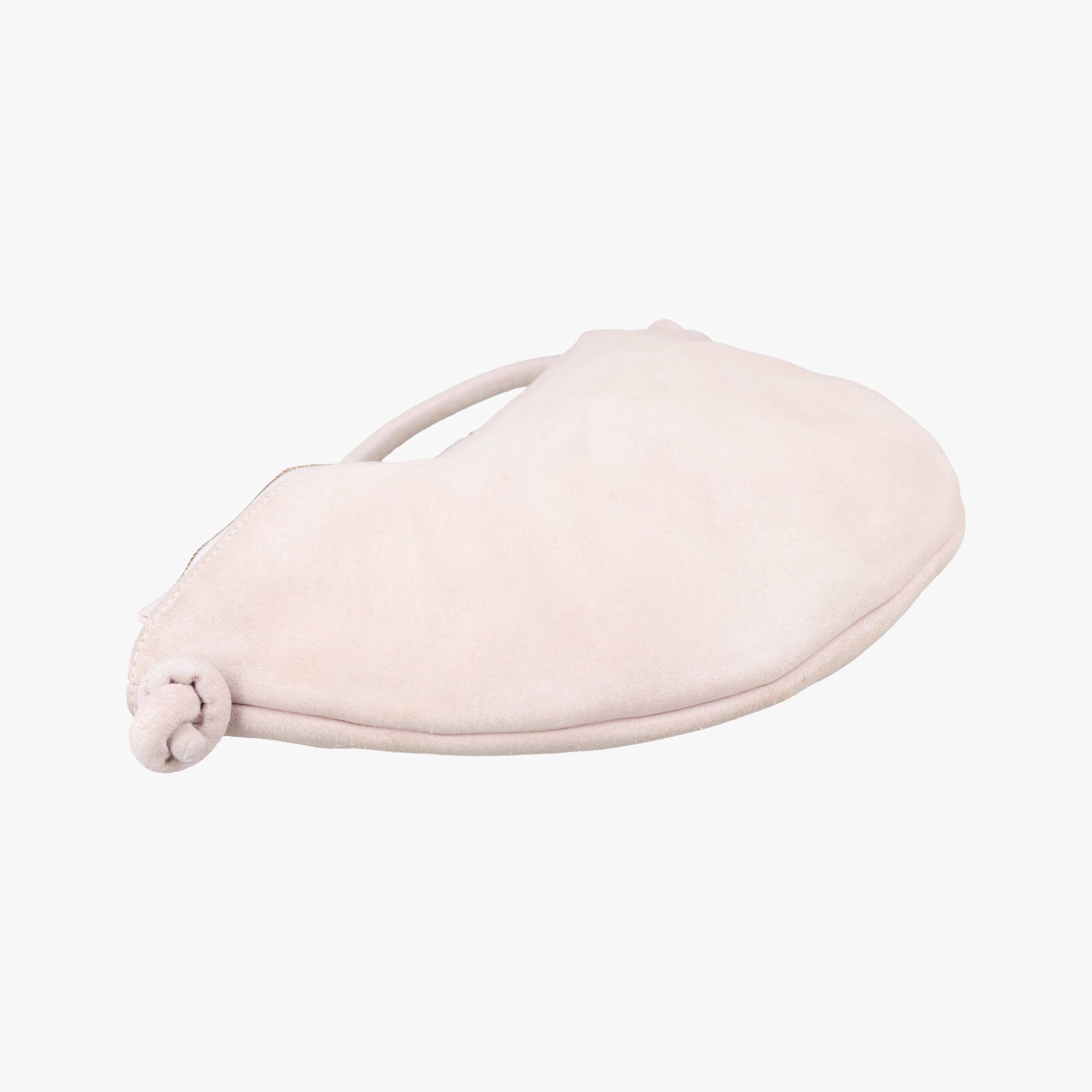 Pre-owned Bottega Veneta Turn Pouch Pink suede  shoulderbag | stylenewstar