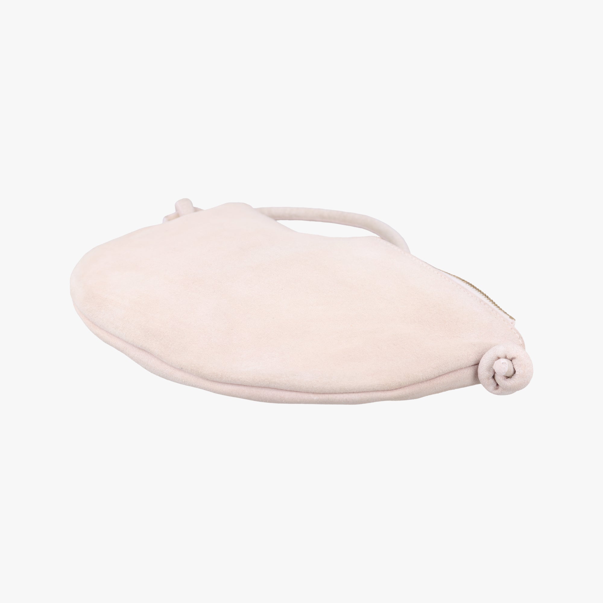 Pre-owned Bottega Veneta Turn Pouch Pink suede  shoulderbag | stylenewstar