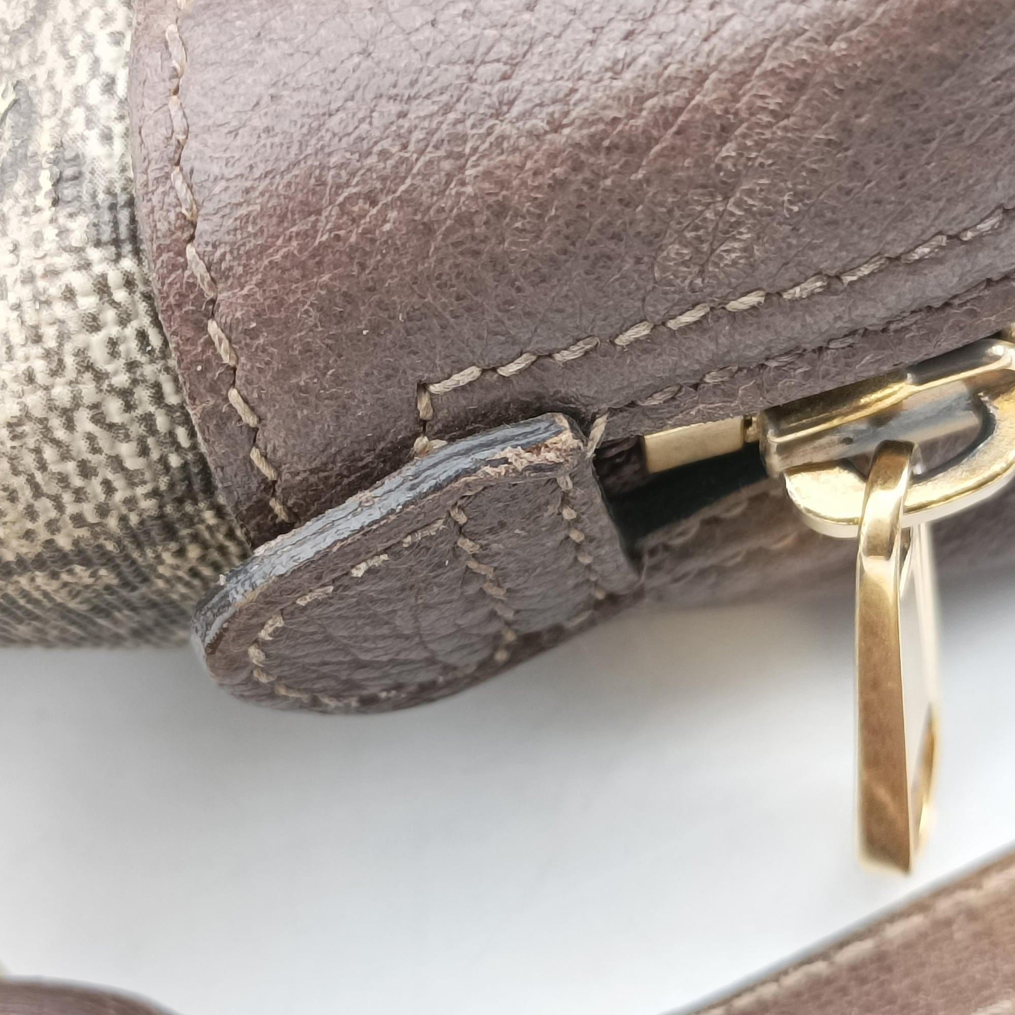 Vintage Gucci Ophidia Brown×red×green PVC coated canvas×Leather 517080 shoulderbag | stylenewstar