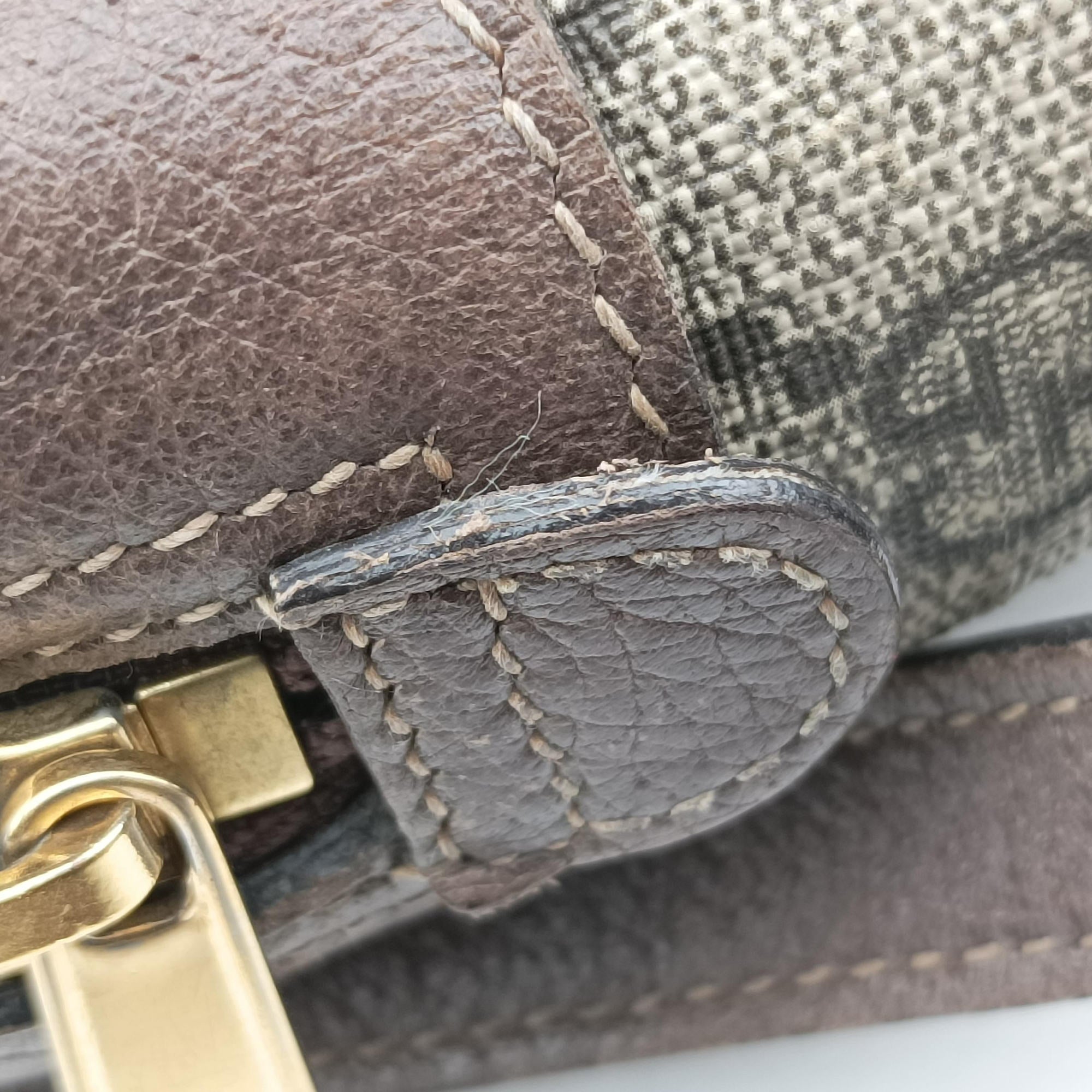 Vintage Gucci Ophidia Brown×red×green PVC coated canvas×Leather 517080 shoulderbag | stylenewstar