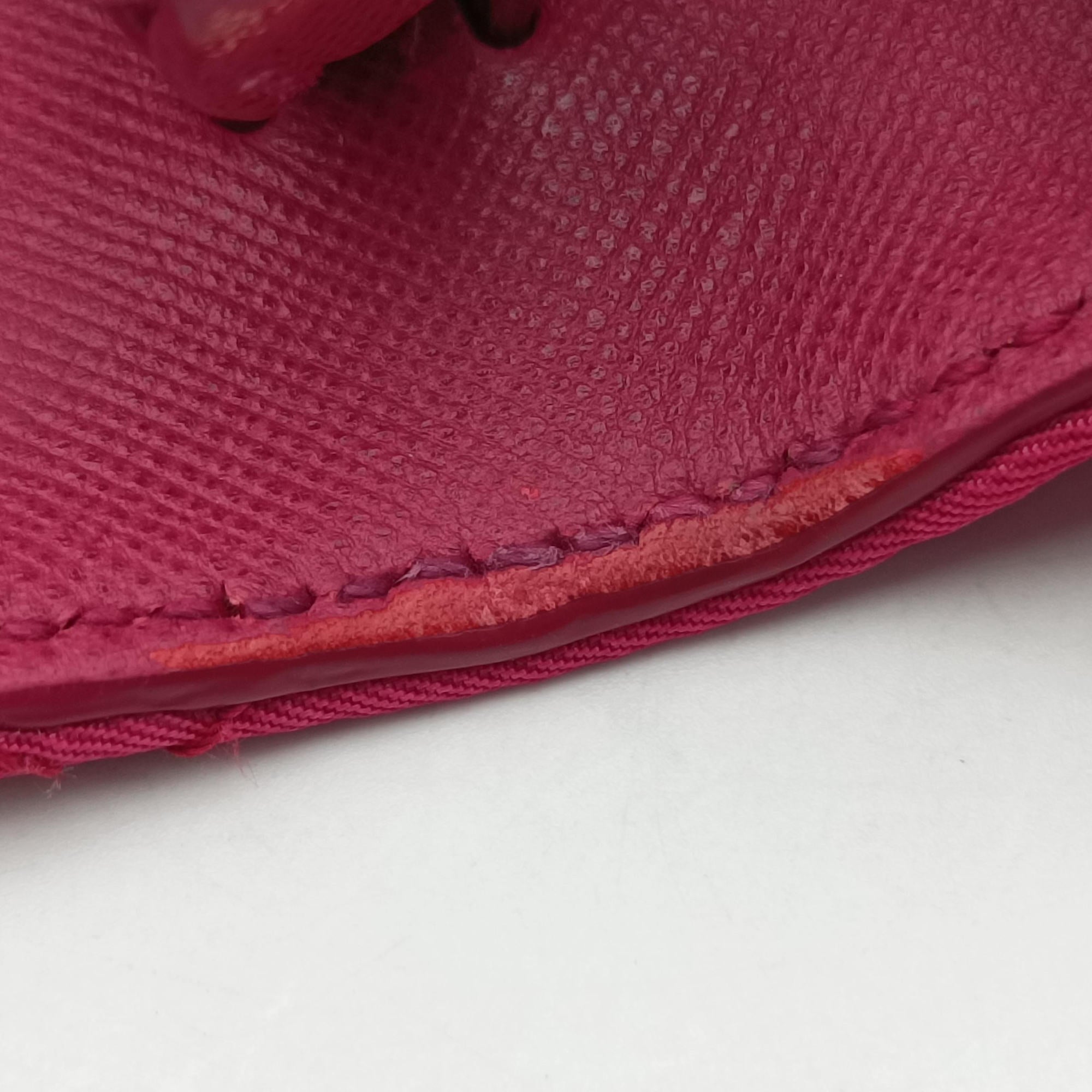 Pre-owned Prada Tessuto Nylon Quilted Impuntu Flap Rose nylon  shoulderbag | stylenewstar