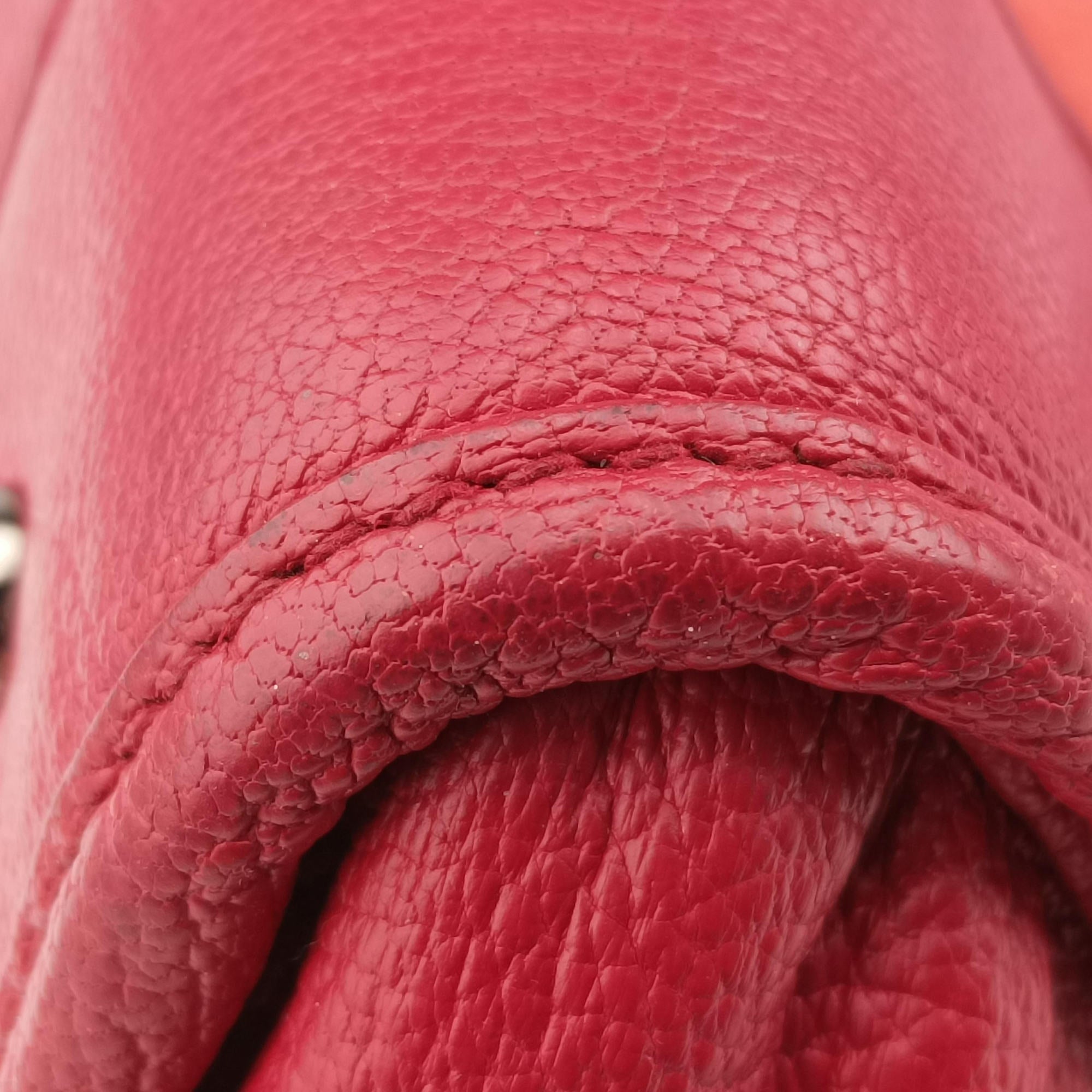 Secondhand Loewe Amazona 28 Orange × Multicolor Leather  handbag | stylenewstar
