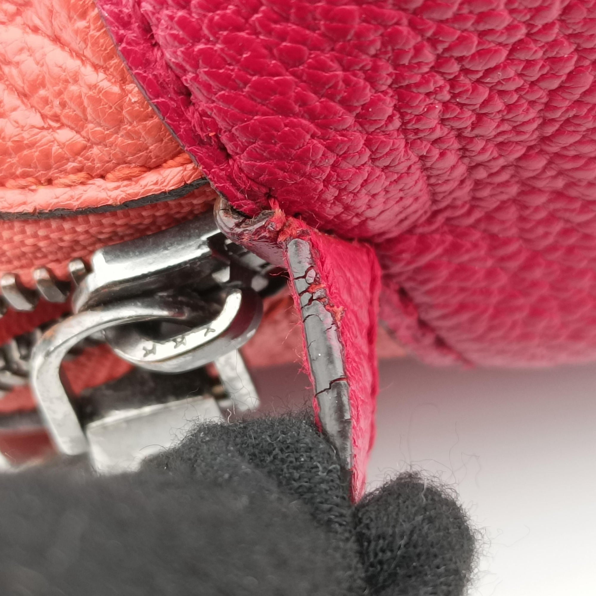 Secondhand Loewe Amazona 28 Orange × Multicolor Leather  handbag | stylenewstar