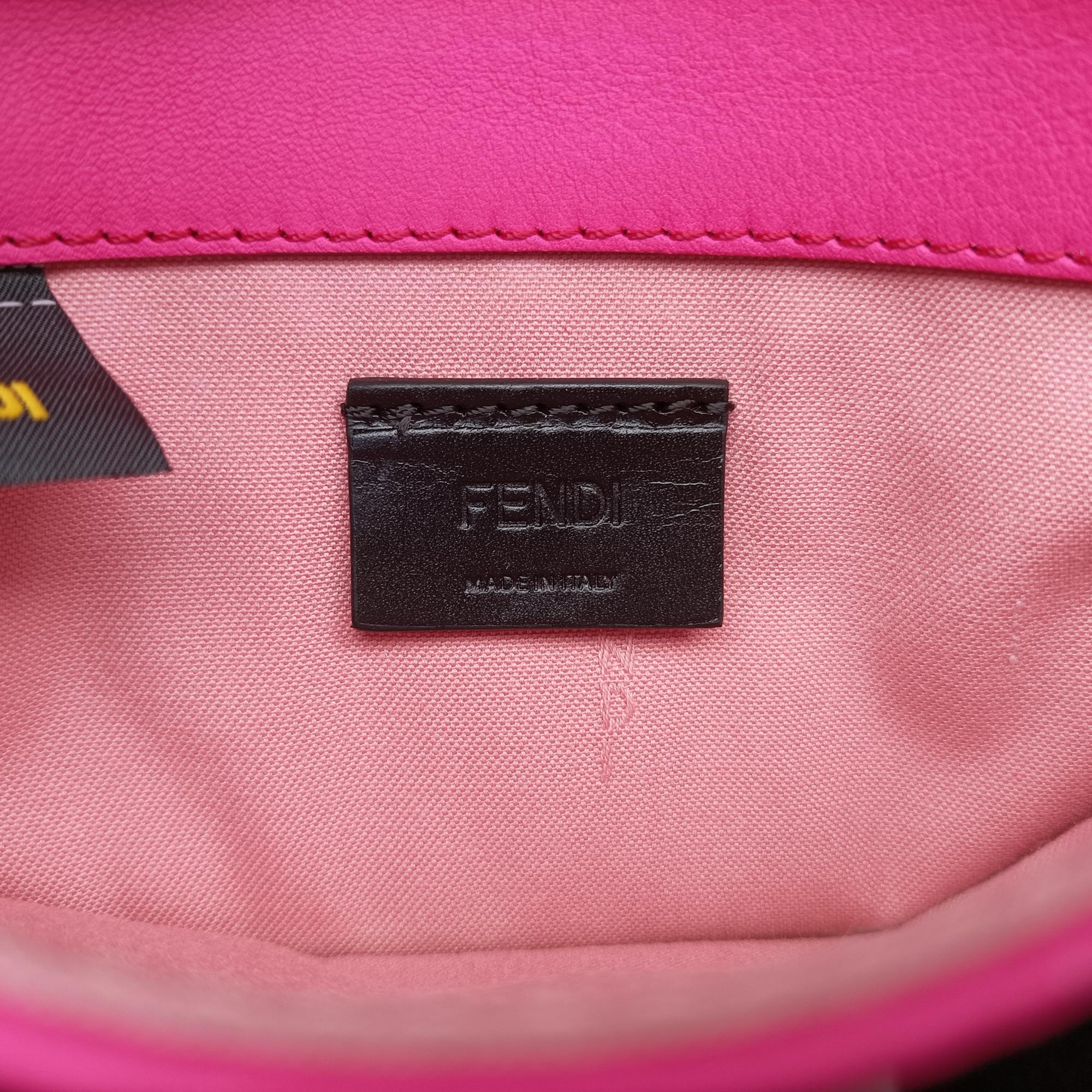 Pre-owned Fendi Tube Rose Leather 8M0346 shoulderbag | stylenewstar