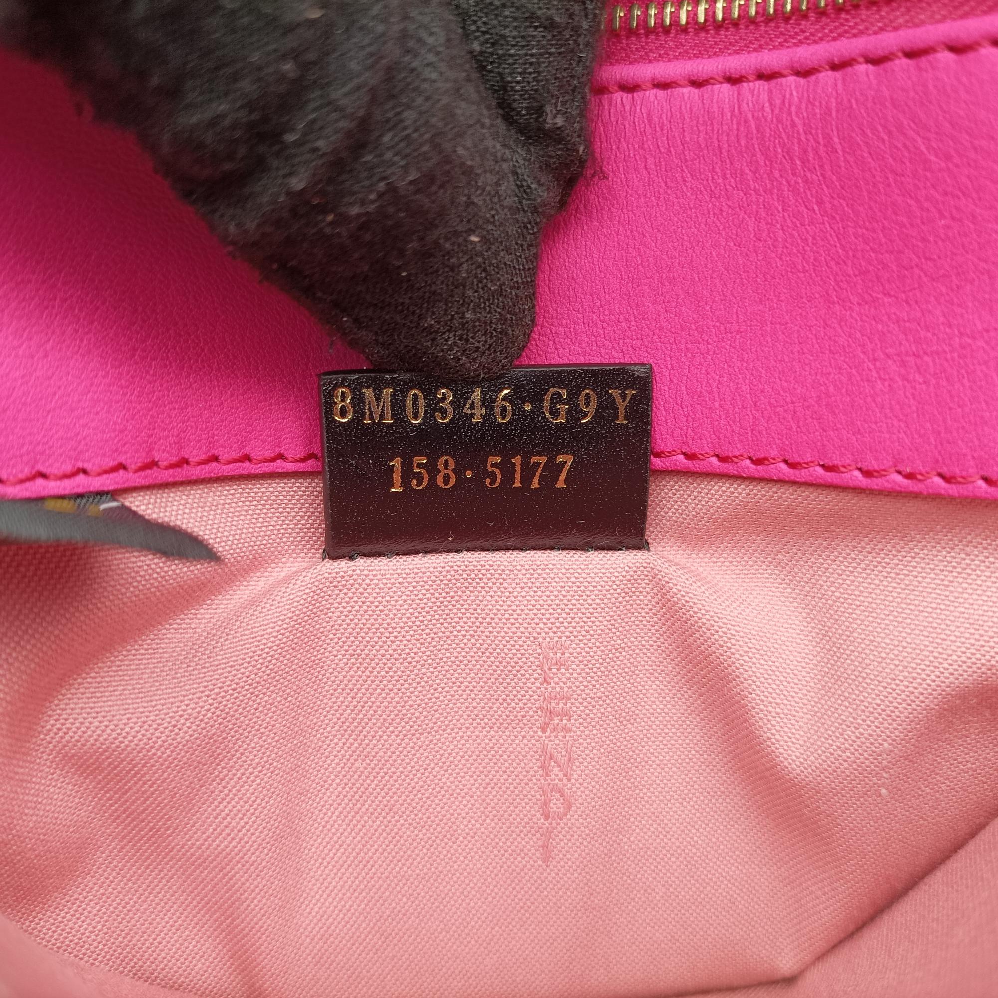 Pre-owned Fendi Tube Rose Leather 8M0346 shoulderbag | stylenewstar