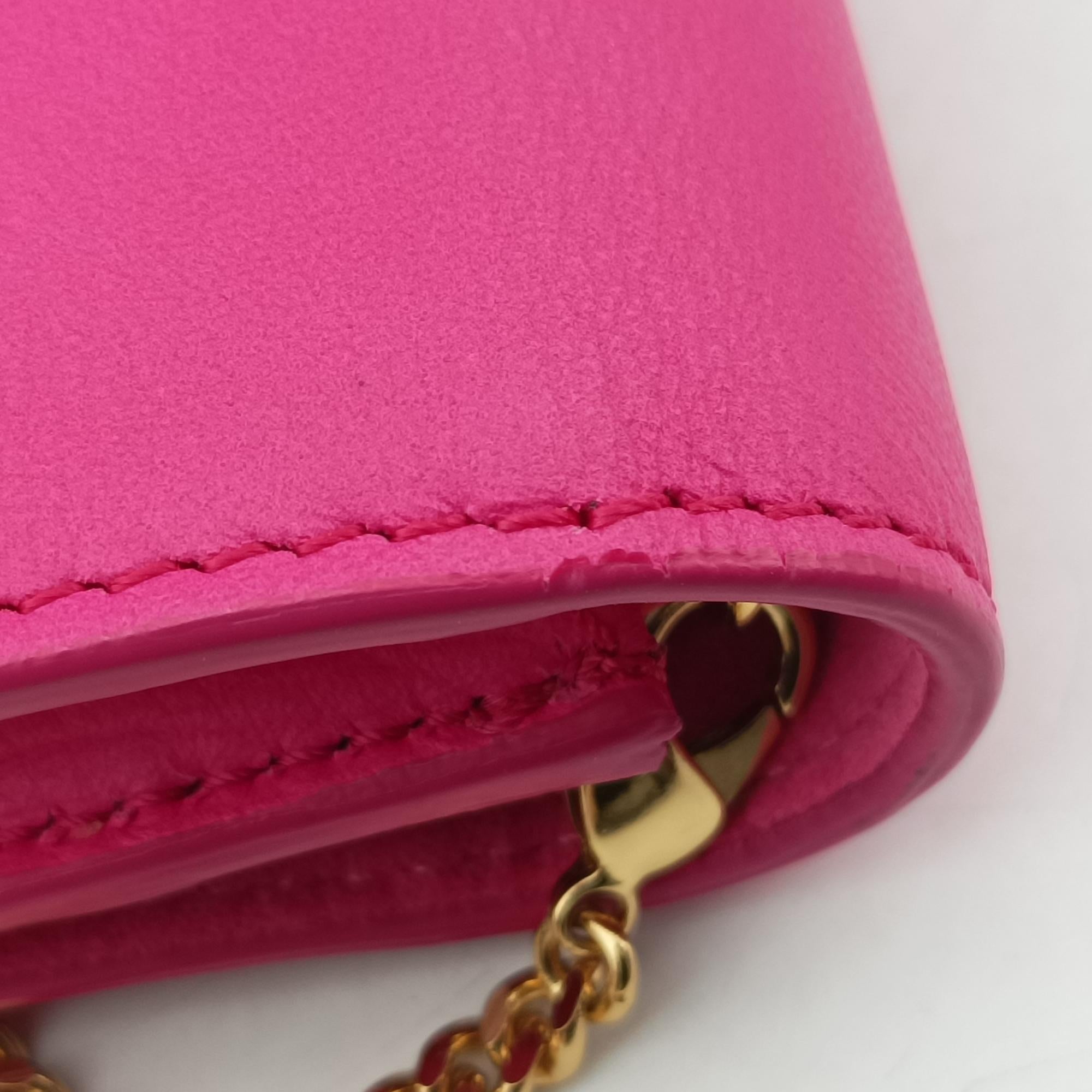 Pre-owned Fendi Tube Rose Leather 8M0346 shoulderbag | stylenewstar