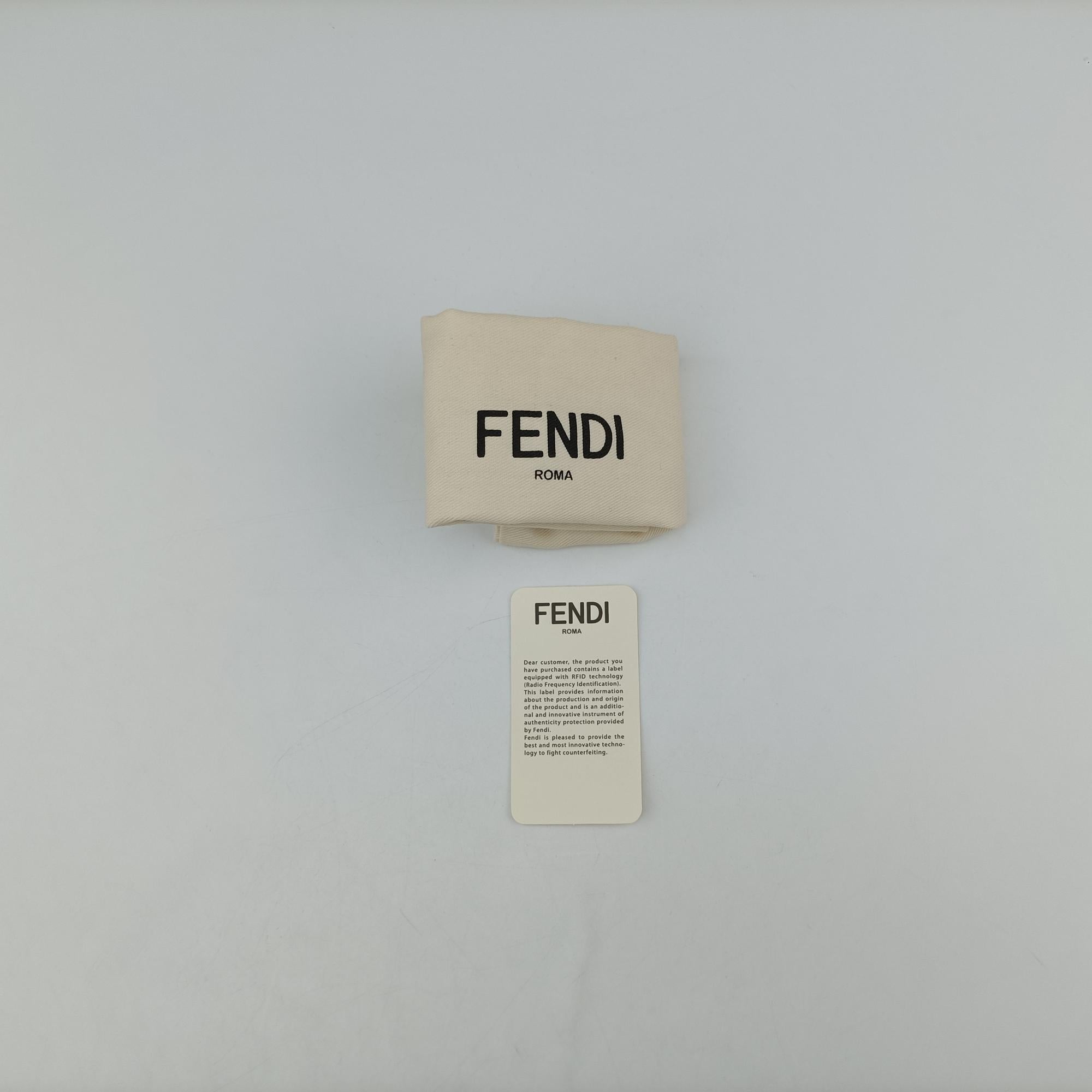 Pre-owned Fendi Tube Rose Leather 8M0346 shoulderbag | stylenewstar