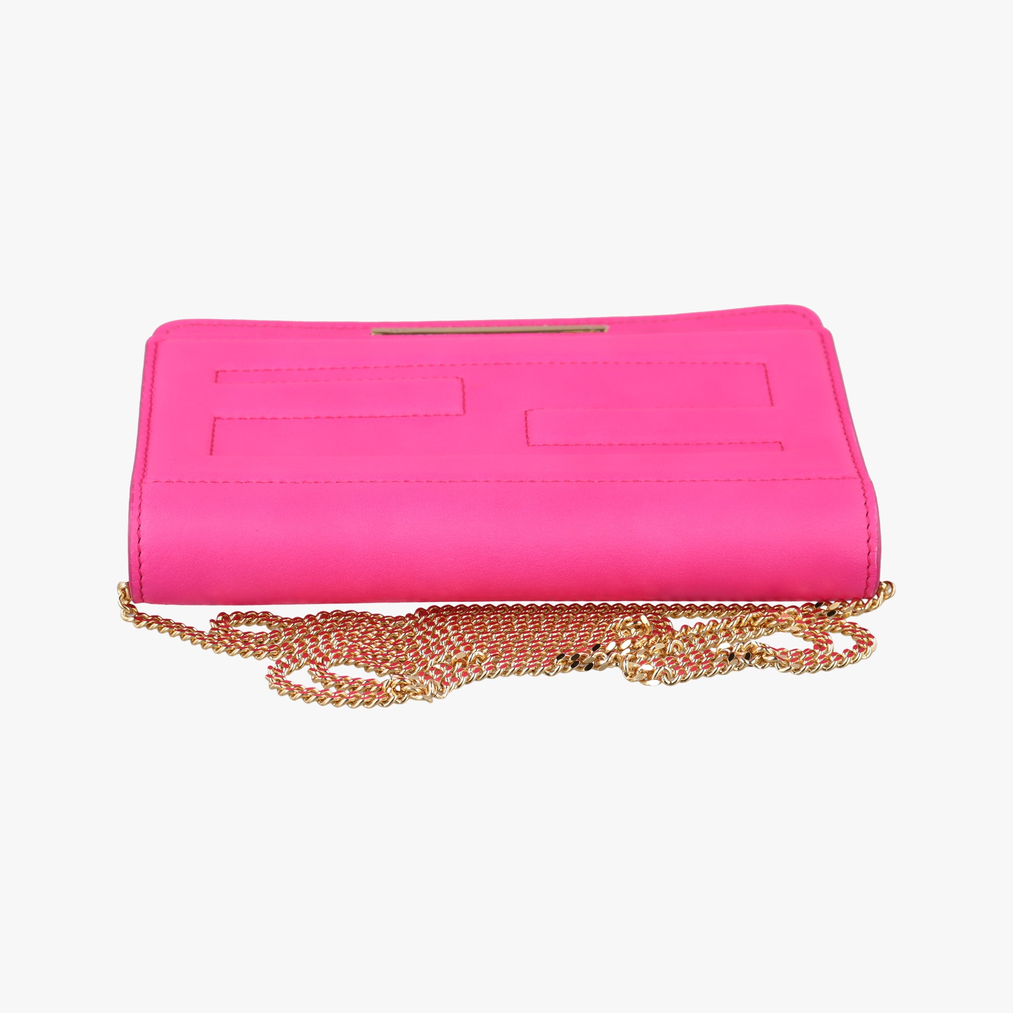 Pre-owned Fendi Tube Rose Leather 8M0346 shoulderbag | stylenewstar