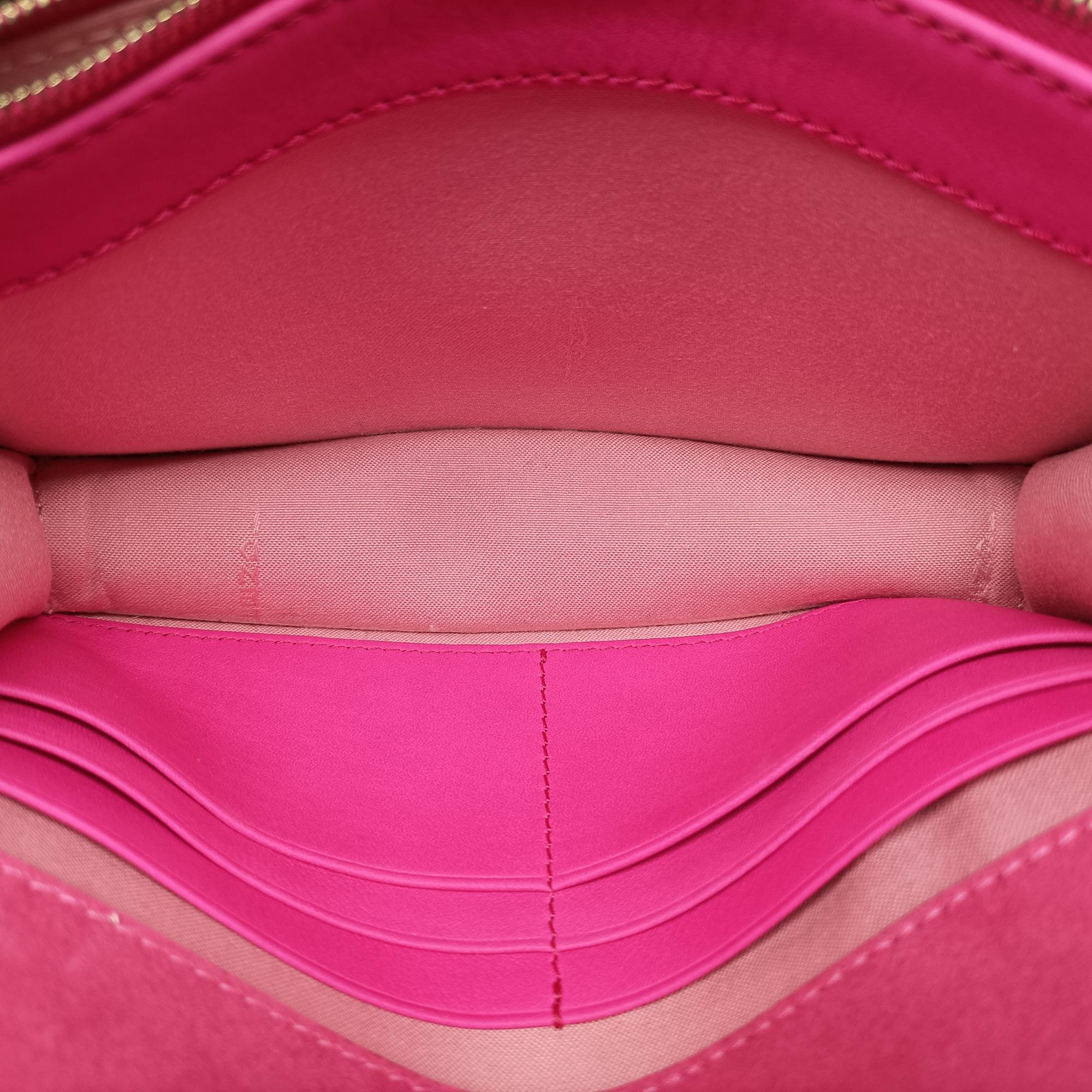 Pre-owned Fendi Tube Rose Leather 8M0346 shoulderbag | stylenewstar
