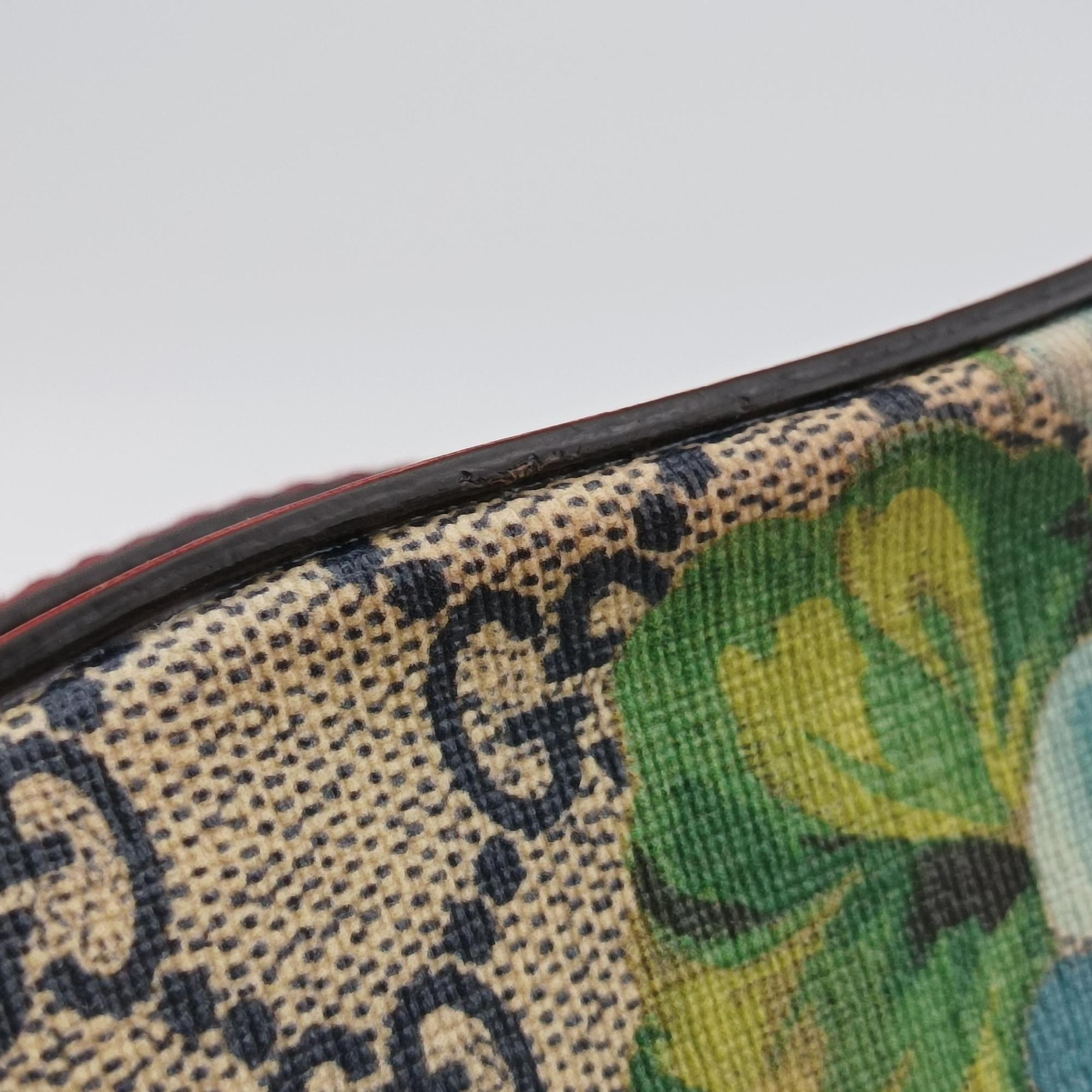 Pre-owned Gucci GG Blooms beige×Multicolour PVC coated canvas×Leather 546313 shoulderbag | stylenewstar