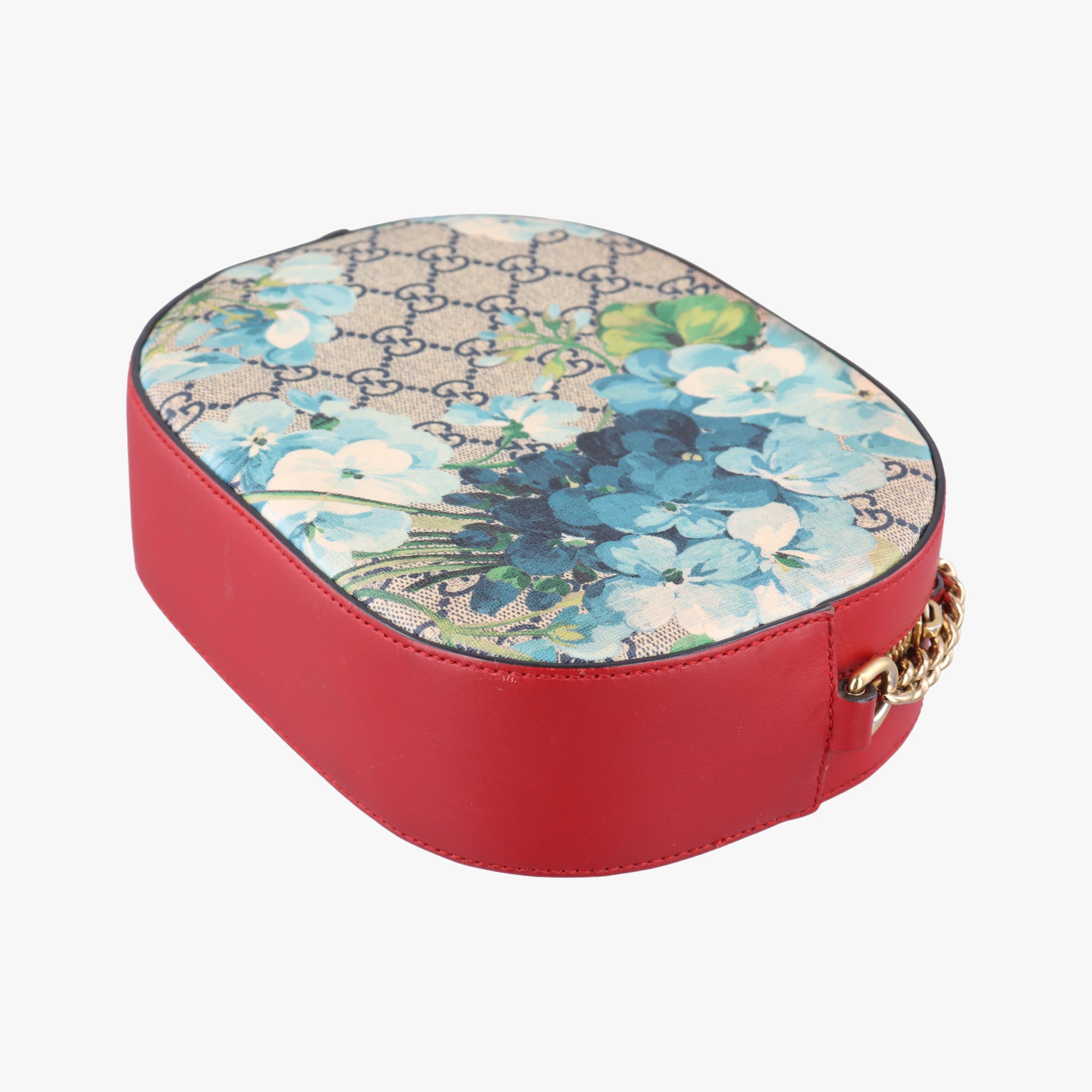 Pre-owned Gucci GG Blooms beige×Multicolour PVC coated canvas×Leather 546313 shoulderbag | stylenewstar