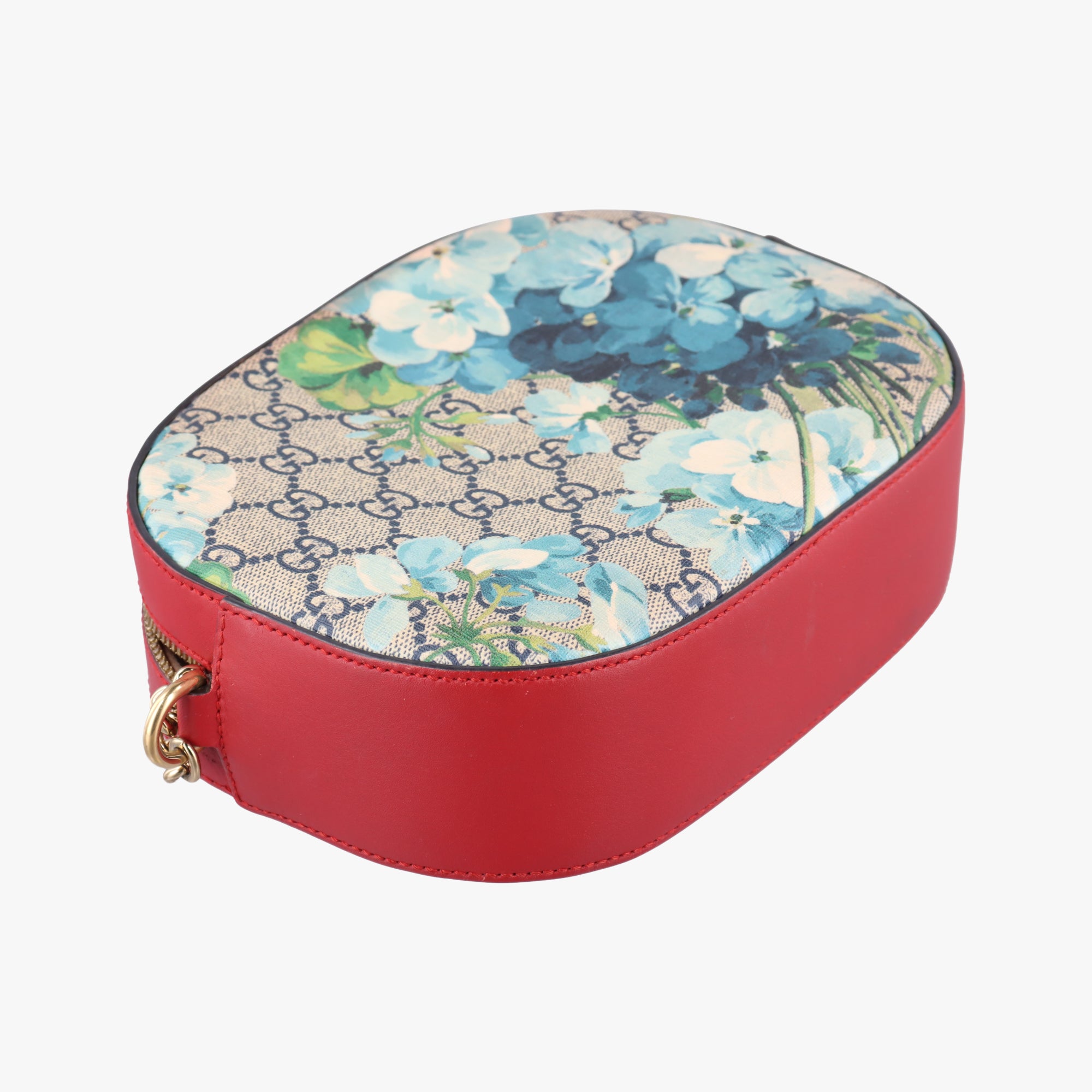Pre-owned Gucci GG Blooms beige×Multicolour PVC coated canvas×Leather 546313 shoulderbag | stylenewstar