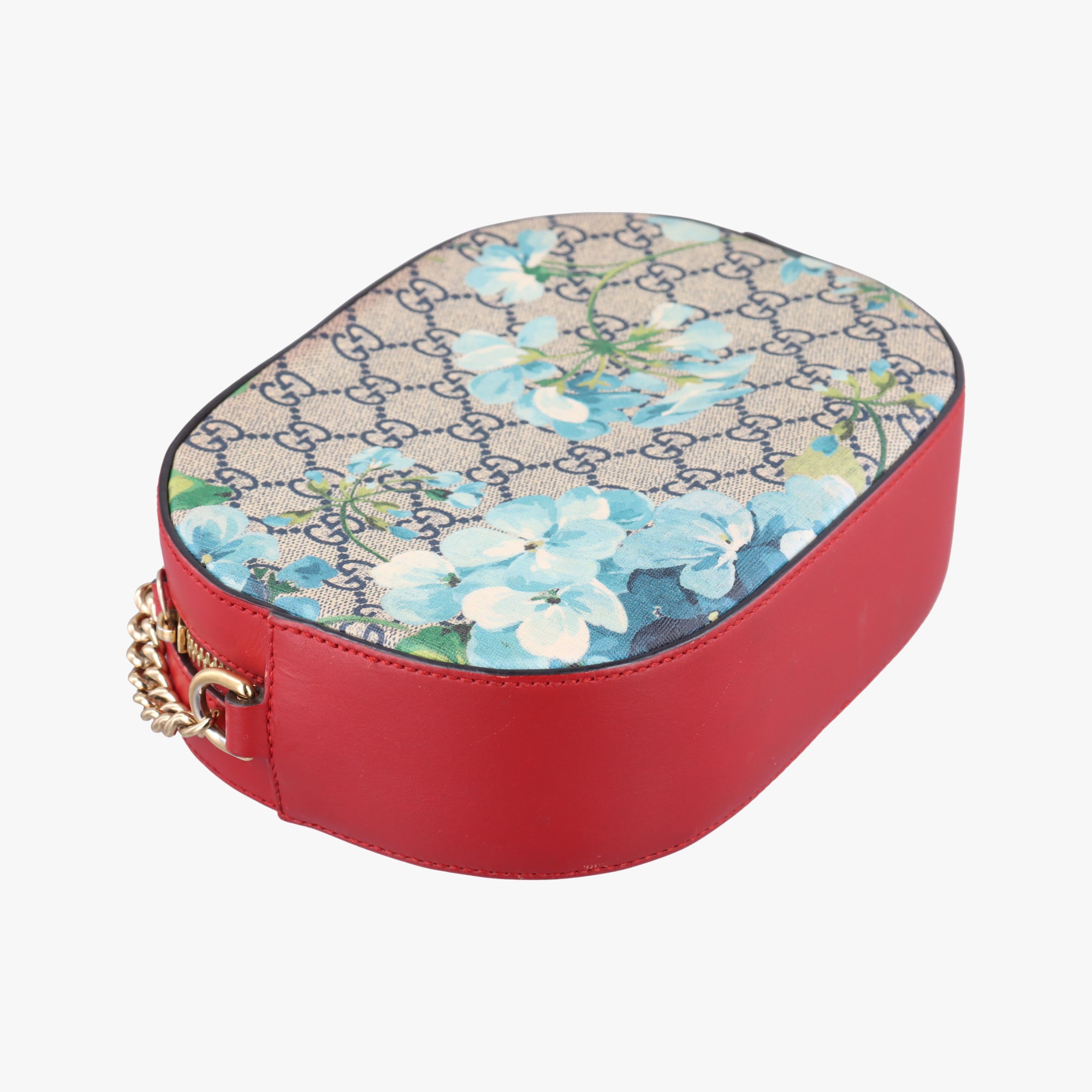 Pre-owned Gucci GG Blooms beige×Multicolour PVC coated canvas×Leather 546313 shoulderbag | stylenewstar