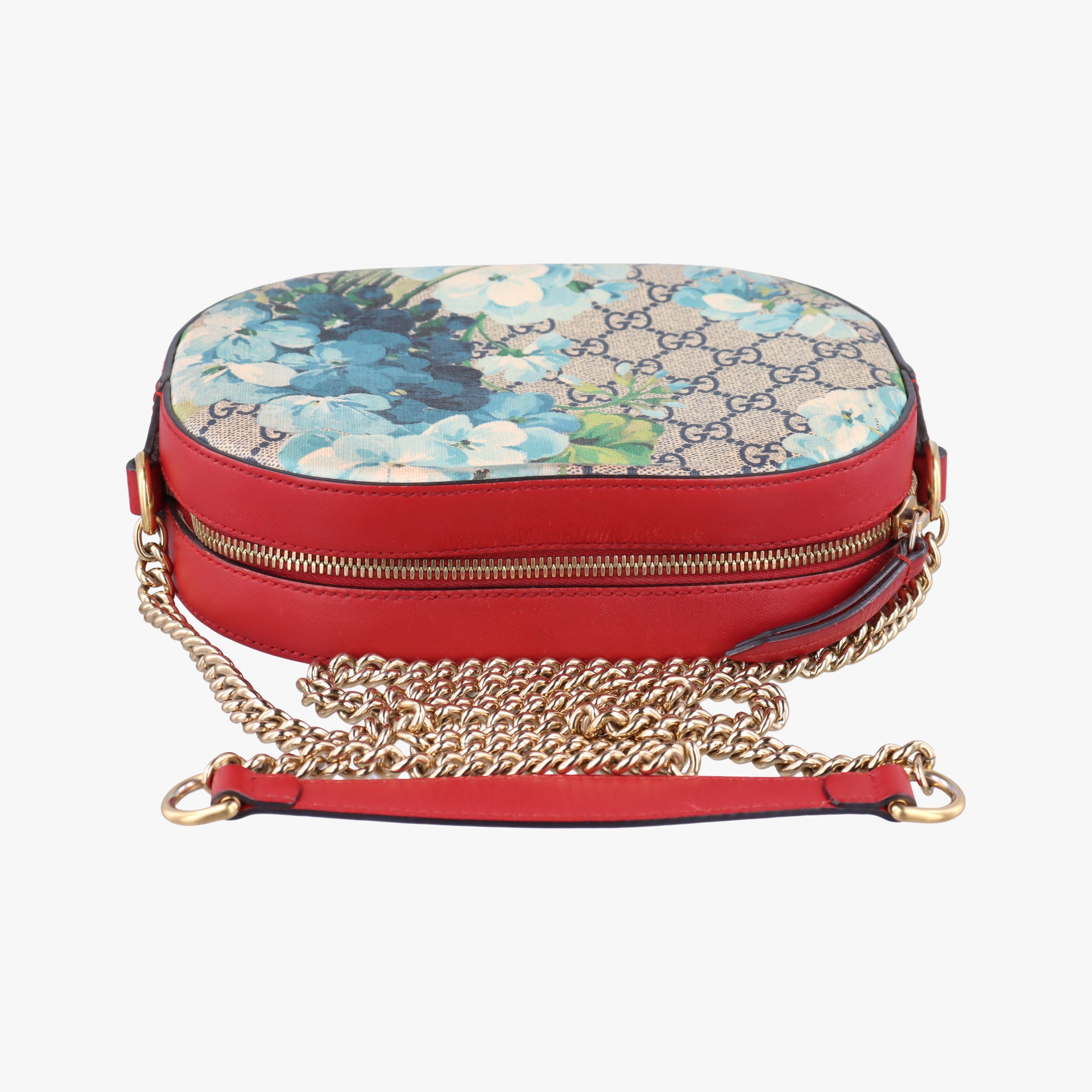 Pre-owned Gucci GG Blooms beige×Multicolour PVC coated canvas×Leather 546313 shoulderbag | stylenewstar