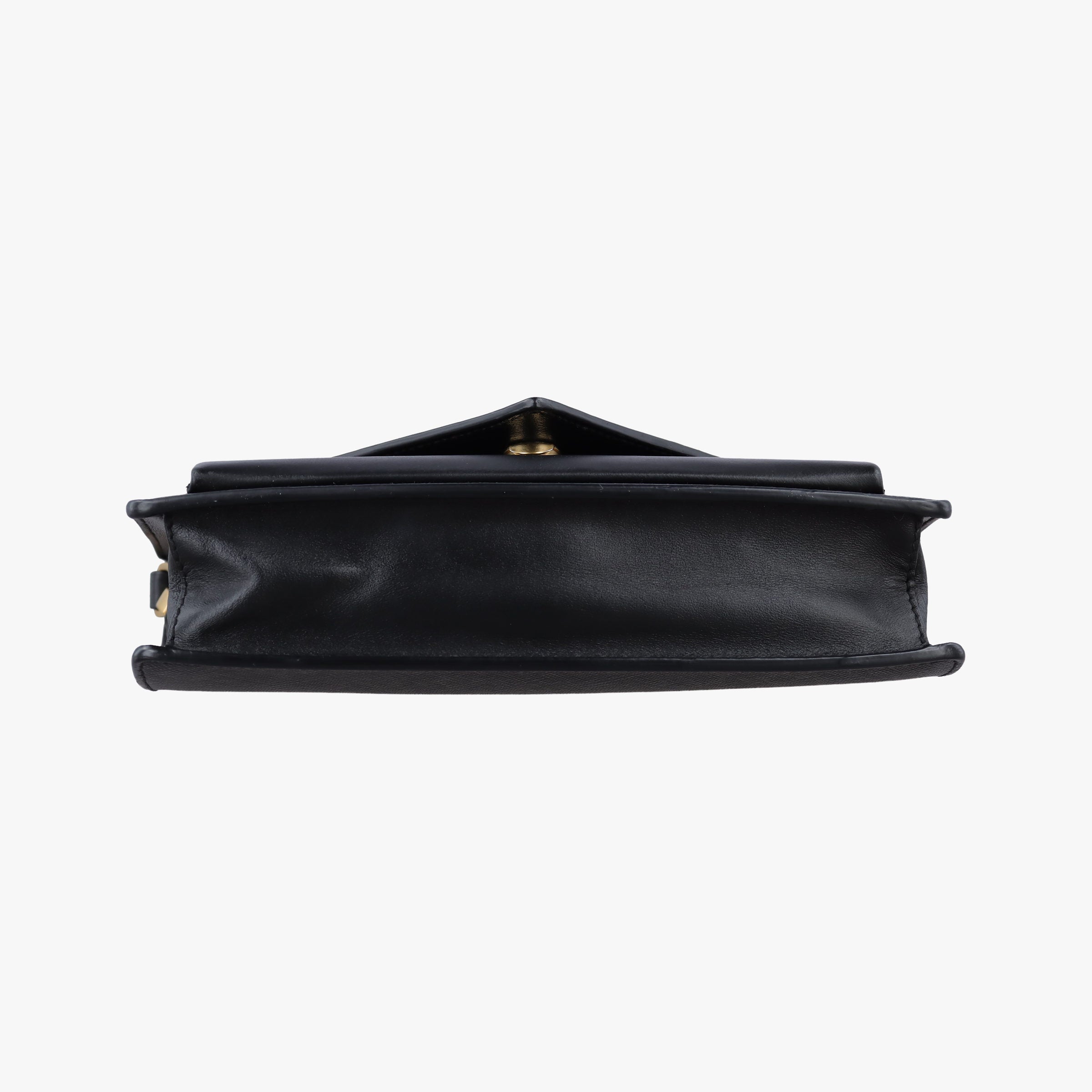 Pre-owned Prada Envelope Black SAFFIANO Leather 1BP020 shoulderbag | stylenewstar
