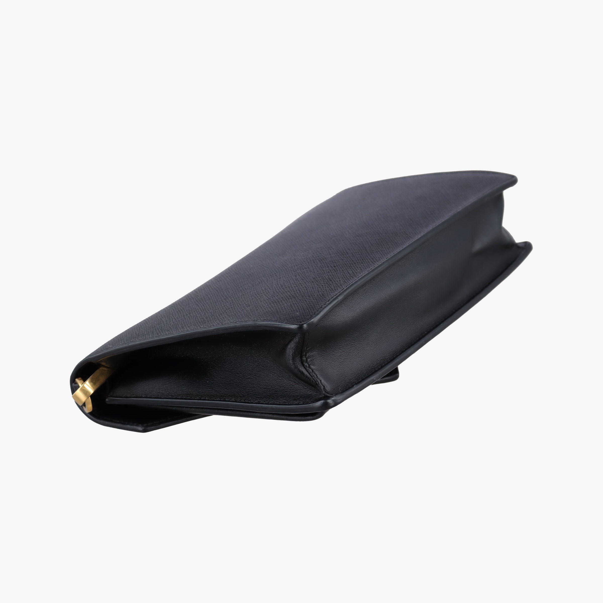 Pre-owned Prada Envelope Black SAFFIANO Leather 1BP020 shoulderbag | stylenewstar
