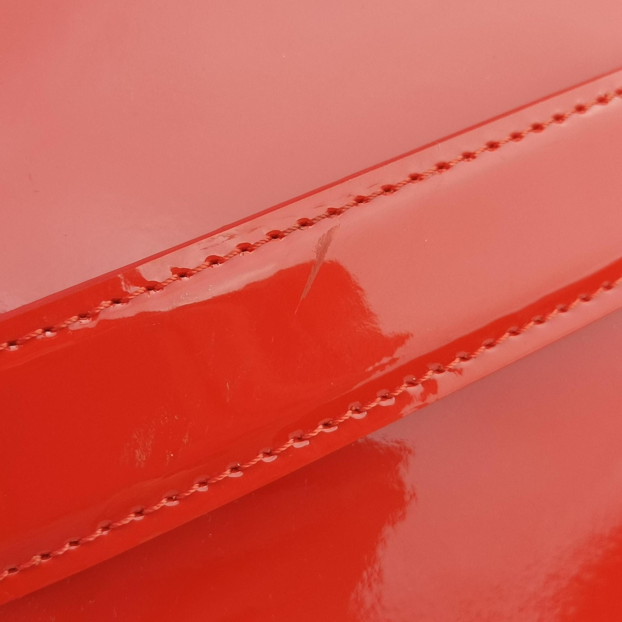 Secondhand Delvaux Madame Red patent  shoulderbag | stylenewstar
