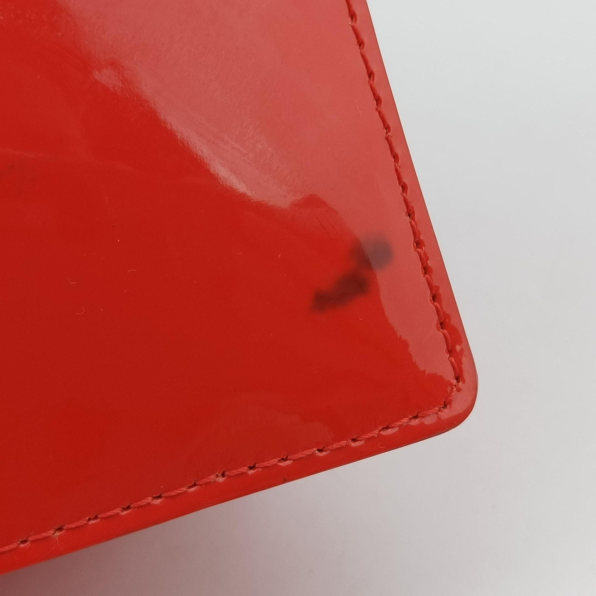 Secondhand Delvaux Madame Red patent  shoulderbag | stylenewstar